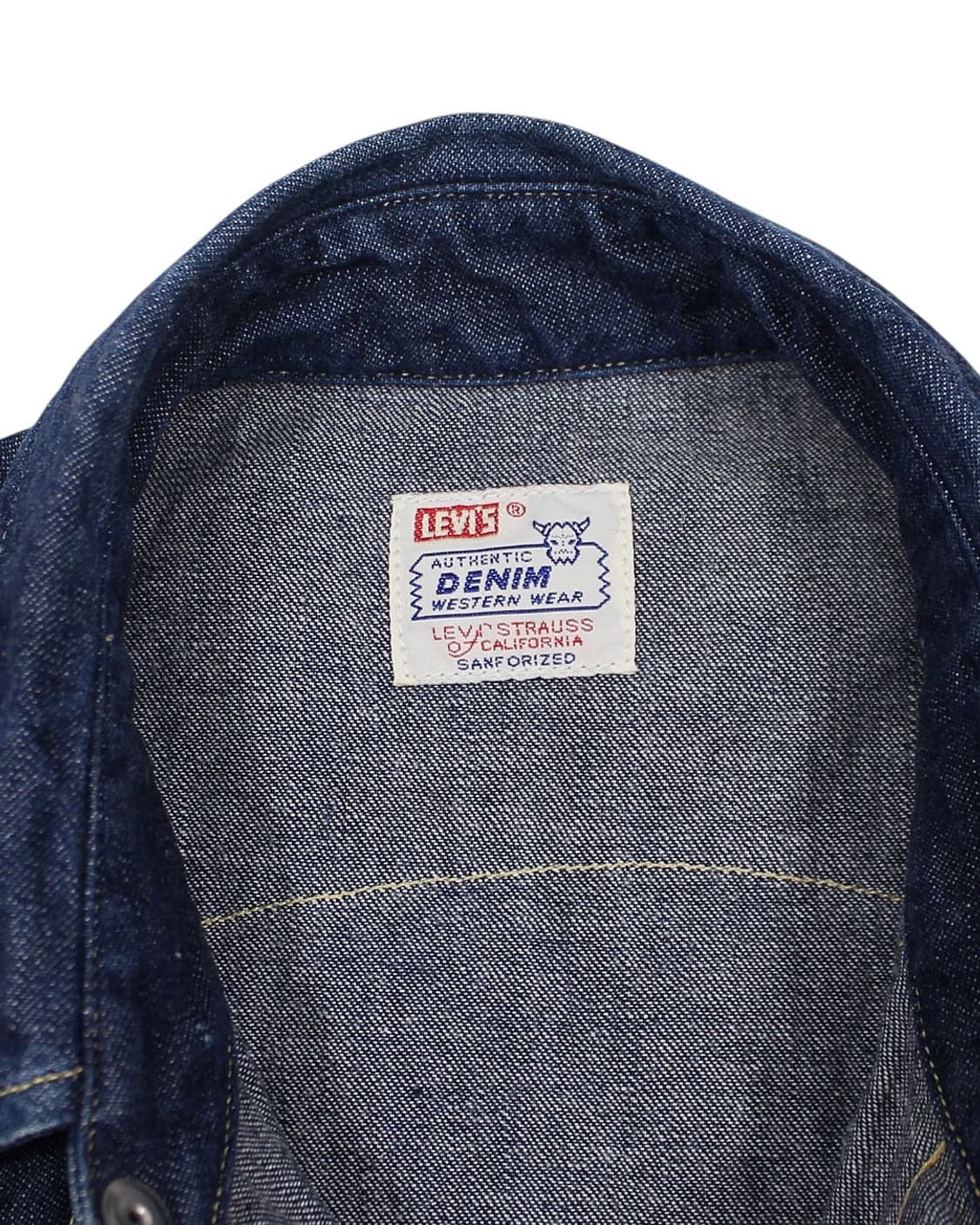 LVC 1950s 숏혼 소투스 웨스턴 데님 셔츠 빅E 리바이스 발렌시아 상품이미지5