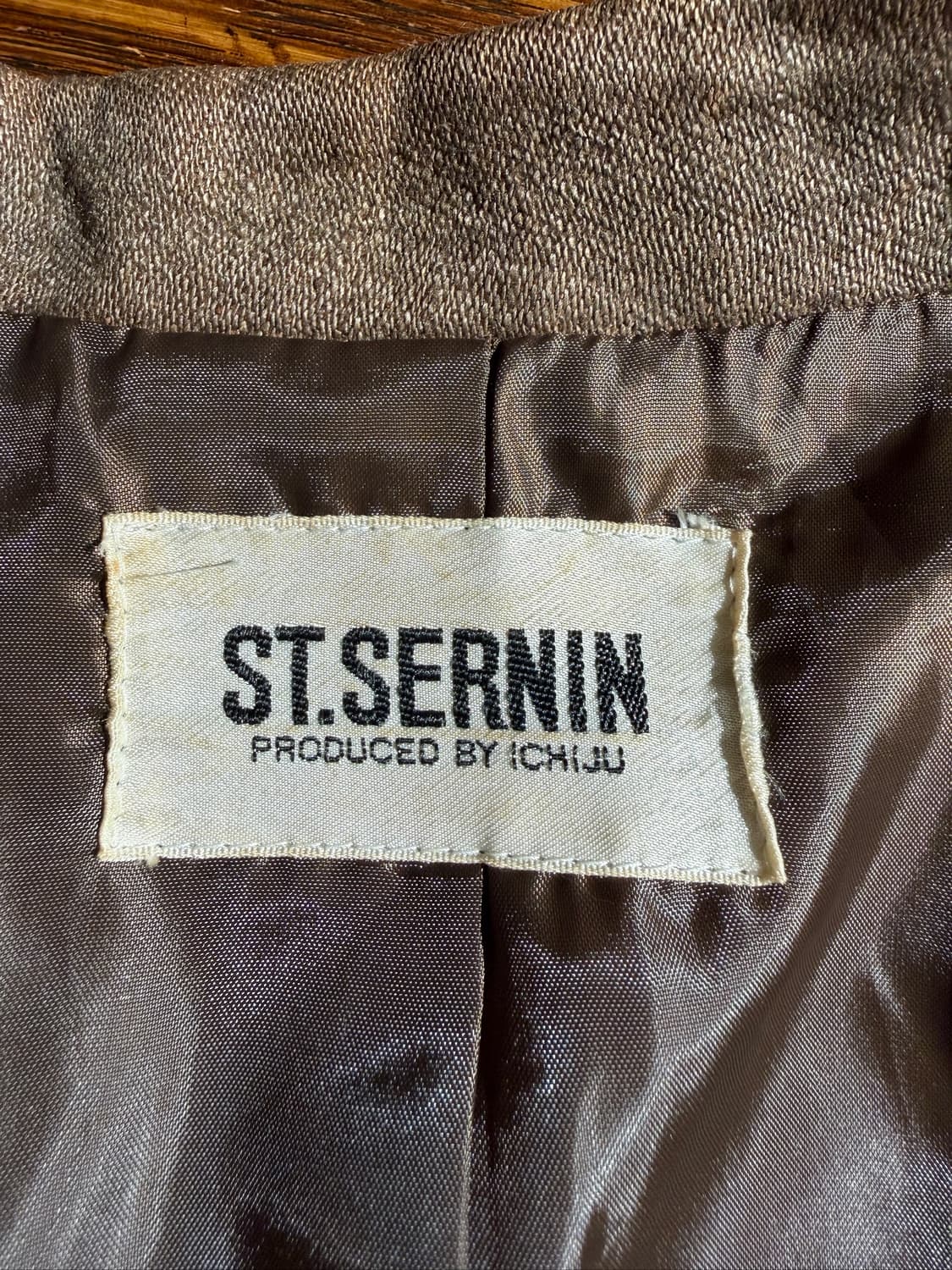 ST.SERNIN Linen Jacket(Made In Japan) 상품이미지5