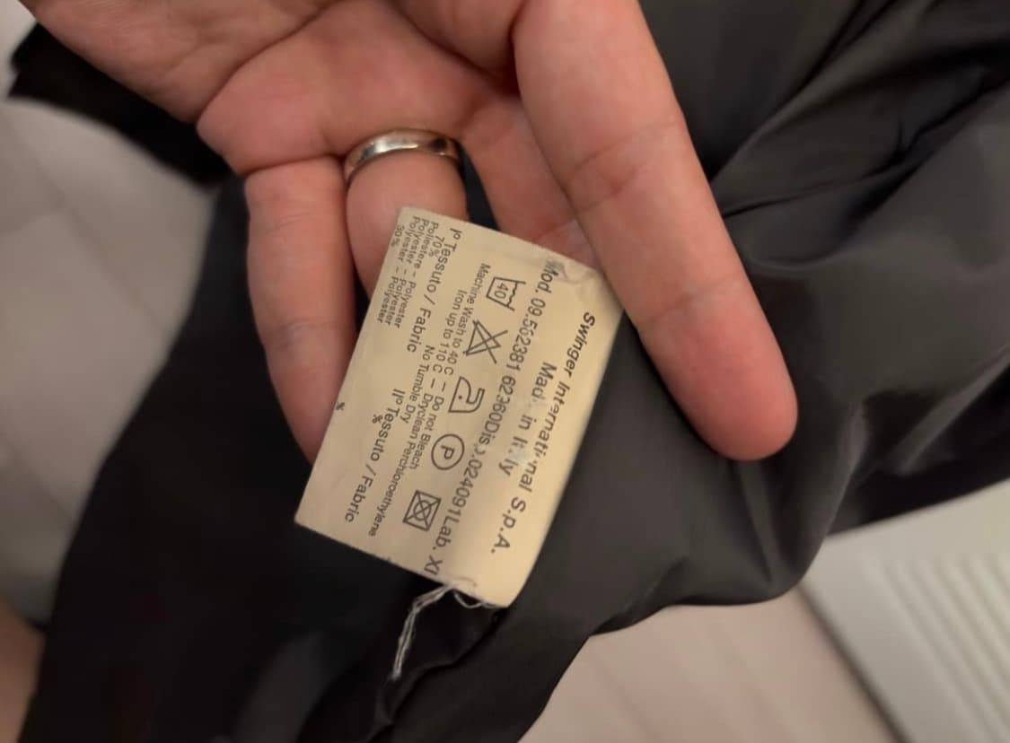 빈티지 프라다 다크올리브 경량패딩 상품이미지6