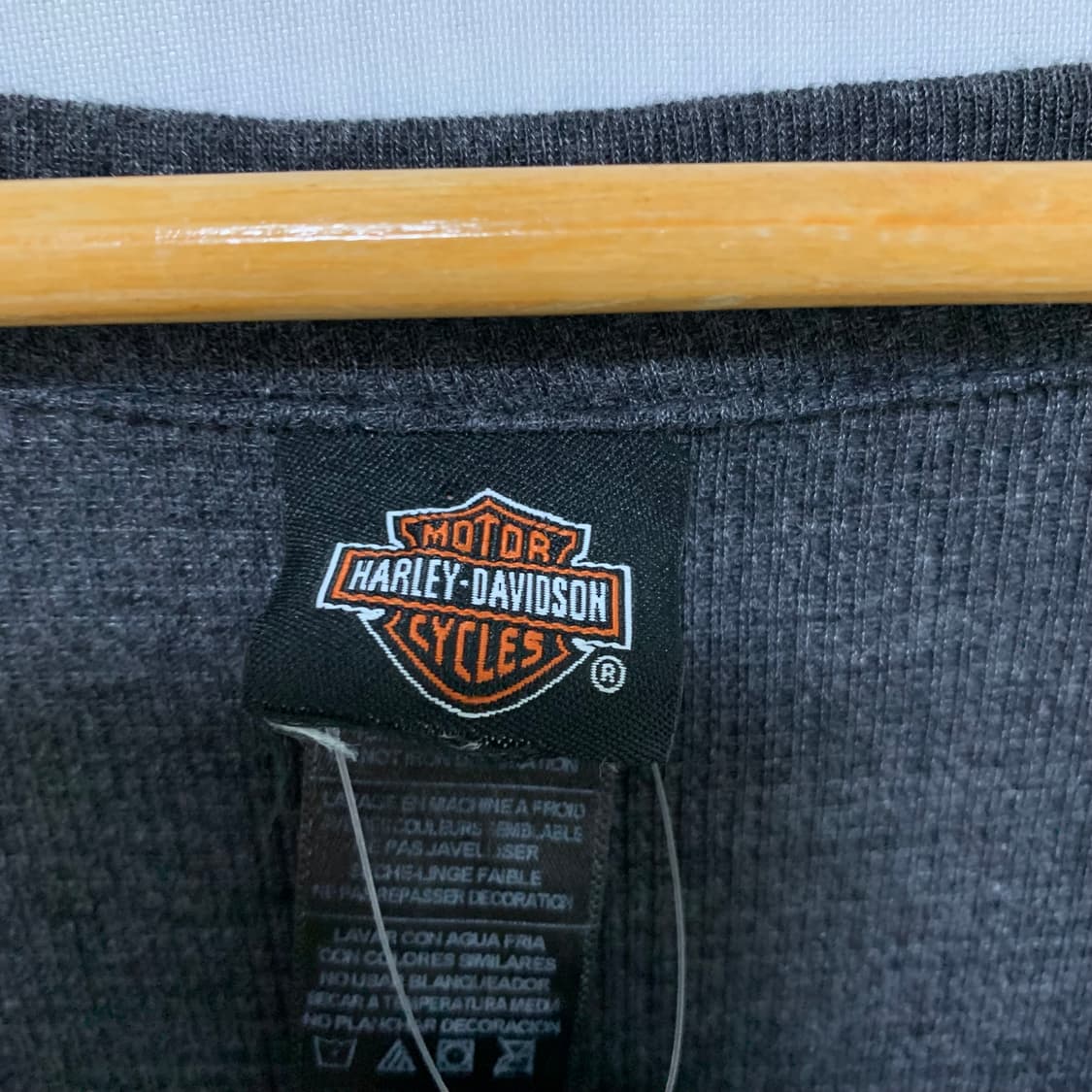 할리 데이비슨 윙 날개 프린팅 긴팔 티셔츠 빈티지 롱슬리브 남녀공용 상품이미지5