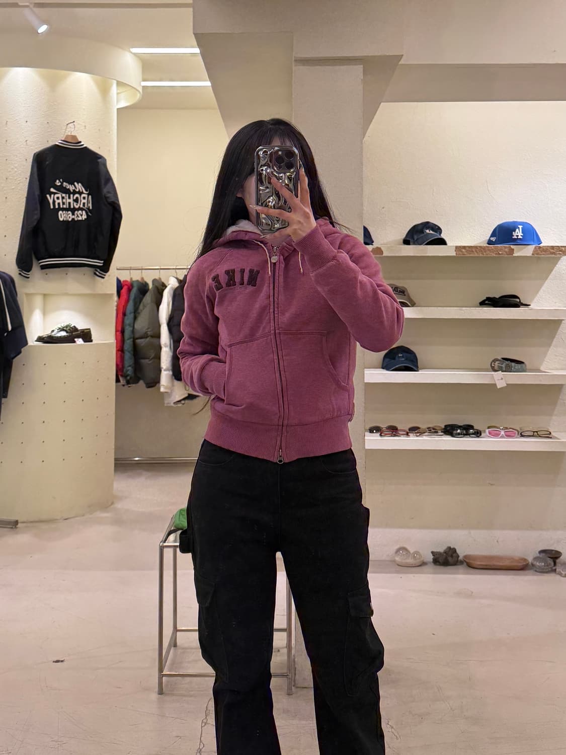 나이키 보아 후드집업 핑크 U1035 상품이미지1