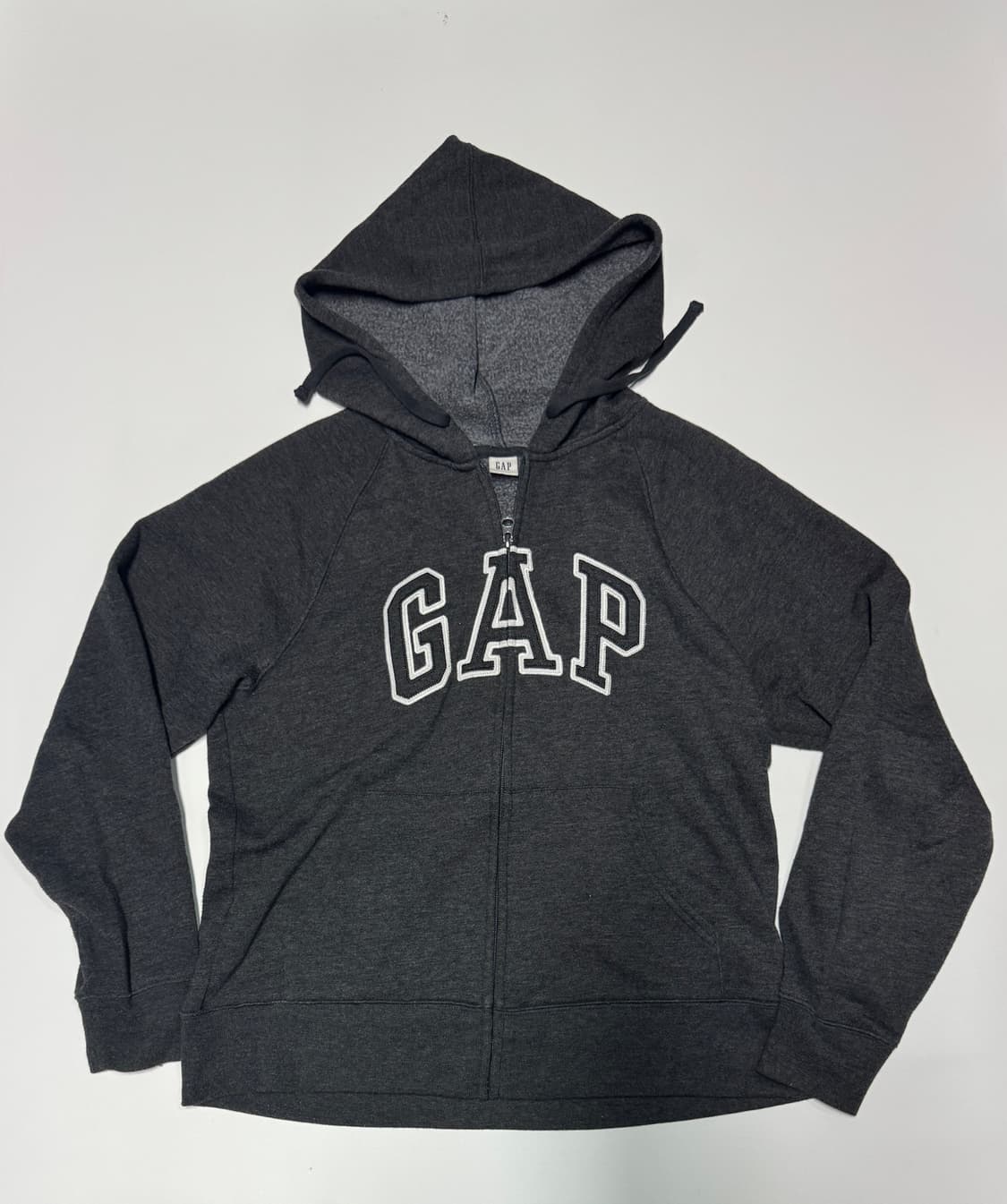 여성 GAP 갭 그레이 기모 후드집업 M 상품이미지1