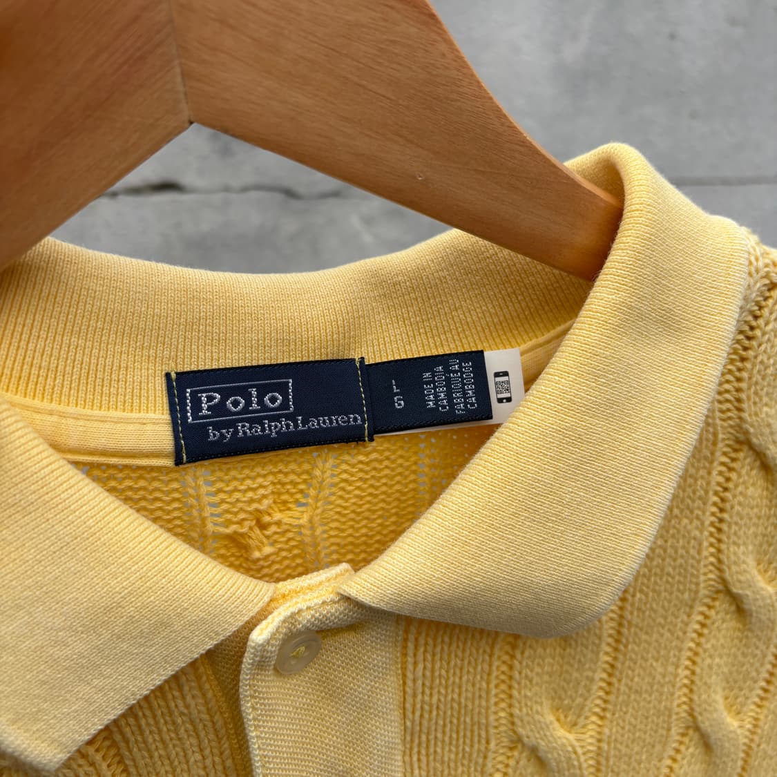 Polo 폴로 케이블 꽈배기 반팔 니트 상품이미지2