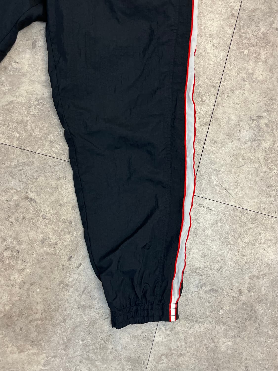 나이키 스우시 사이드 라인 밴딩 조거 팬츠 블랙 L #csz3400 상품이미지6