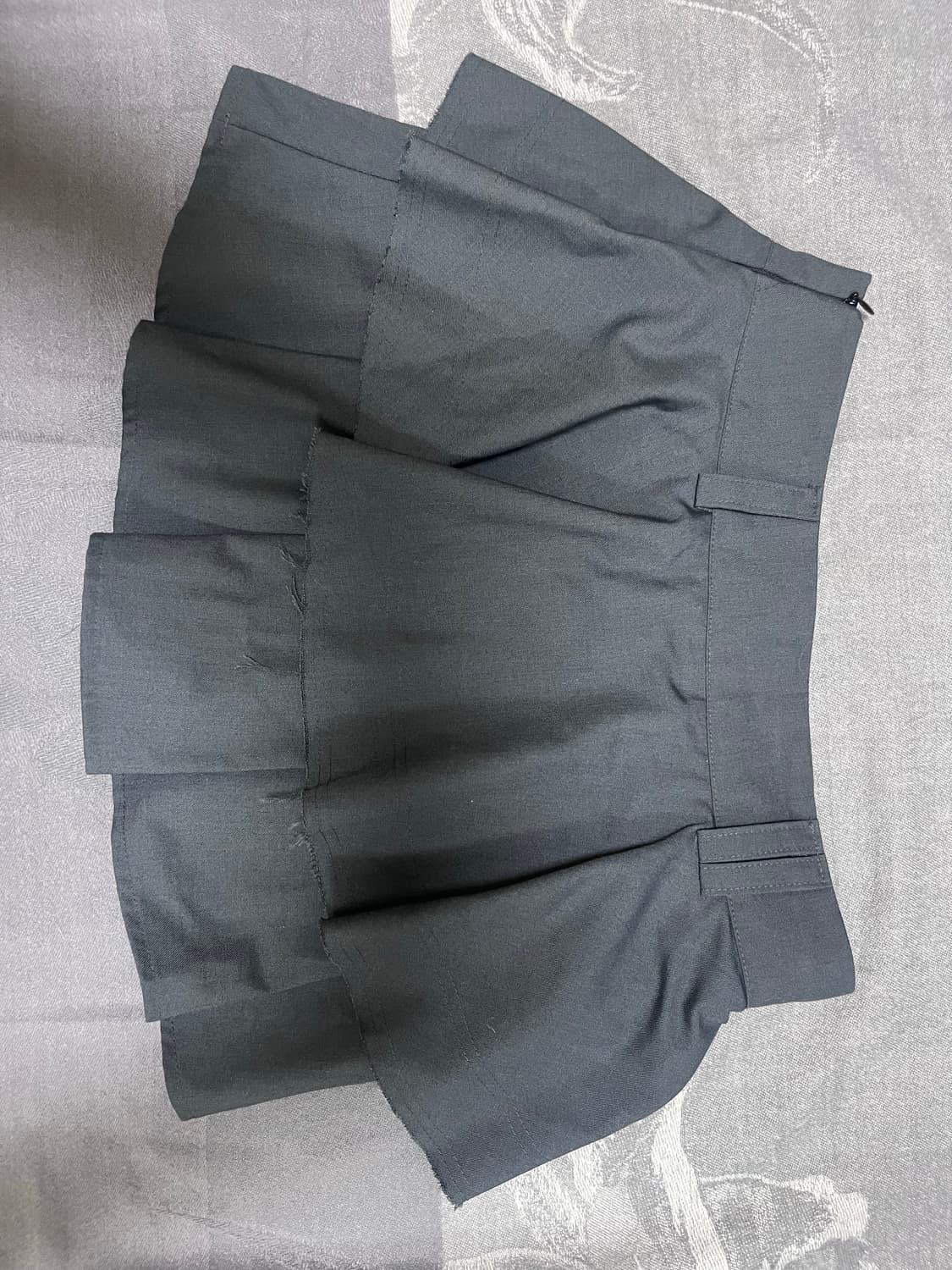 플레어업 치마 Layered Pleats Skirt 차콜 1사이즈 상품이미지7