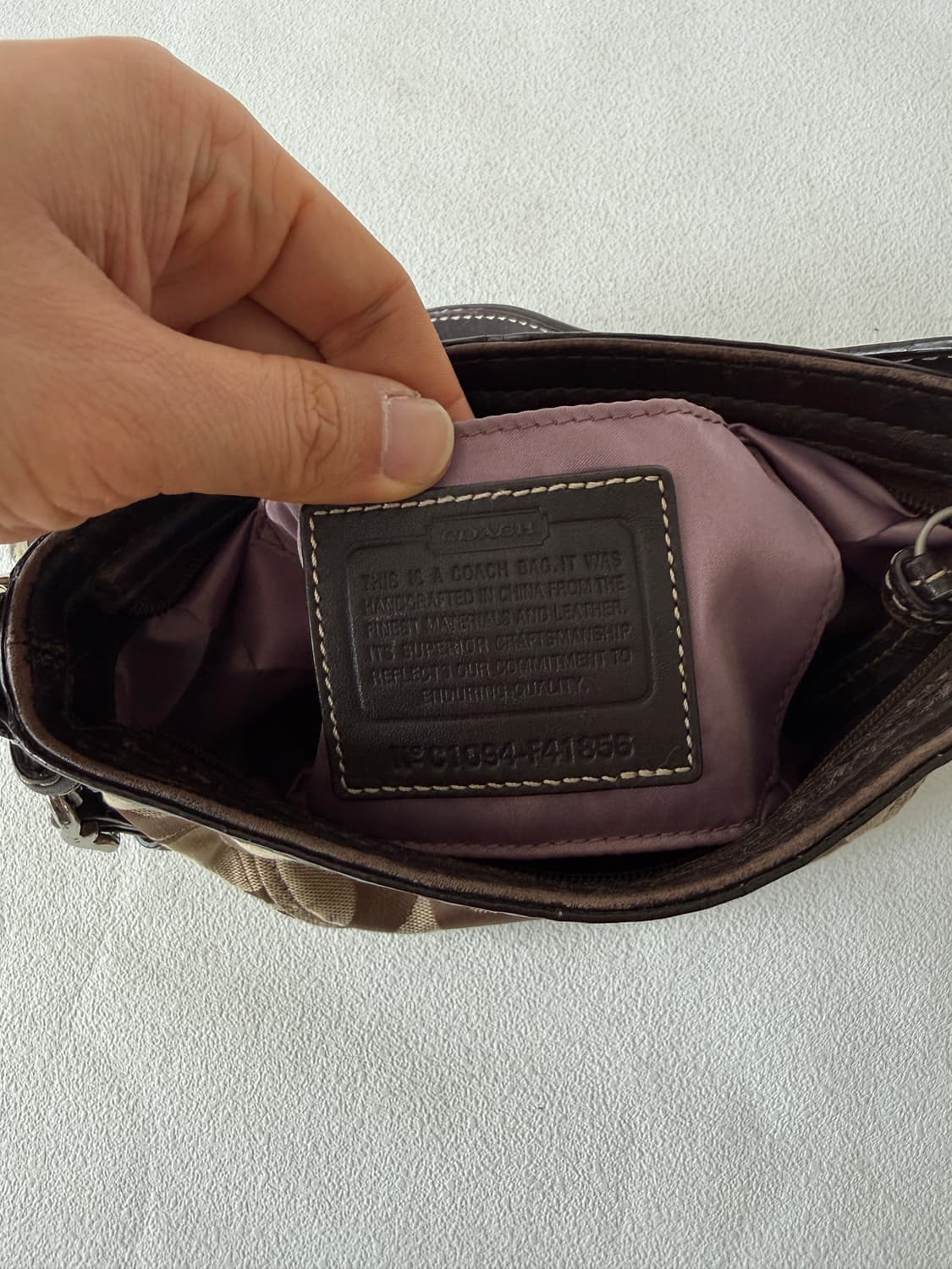 코치(COACH) 모노그램 숄더백 상품이미지8