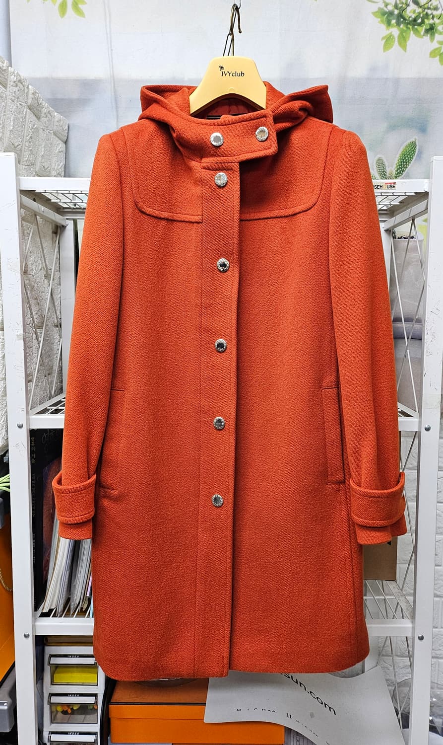 mcm 여성코트 슬림66 울 후드코트 겨울반코트 AD24 상품이미지1