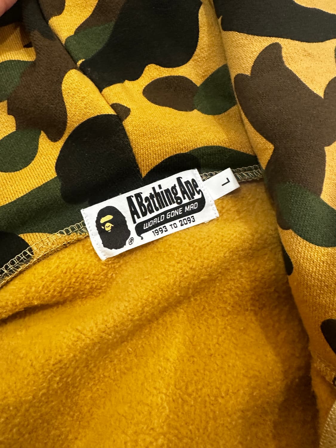 베이프 황계 후드집업 상품이미지2