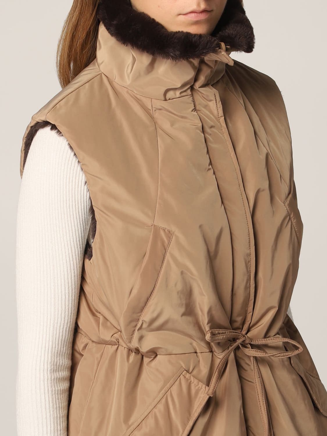 Aspesi 아스페시 리버시블 Faux 퍼 베스트 상품이미지1