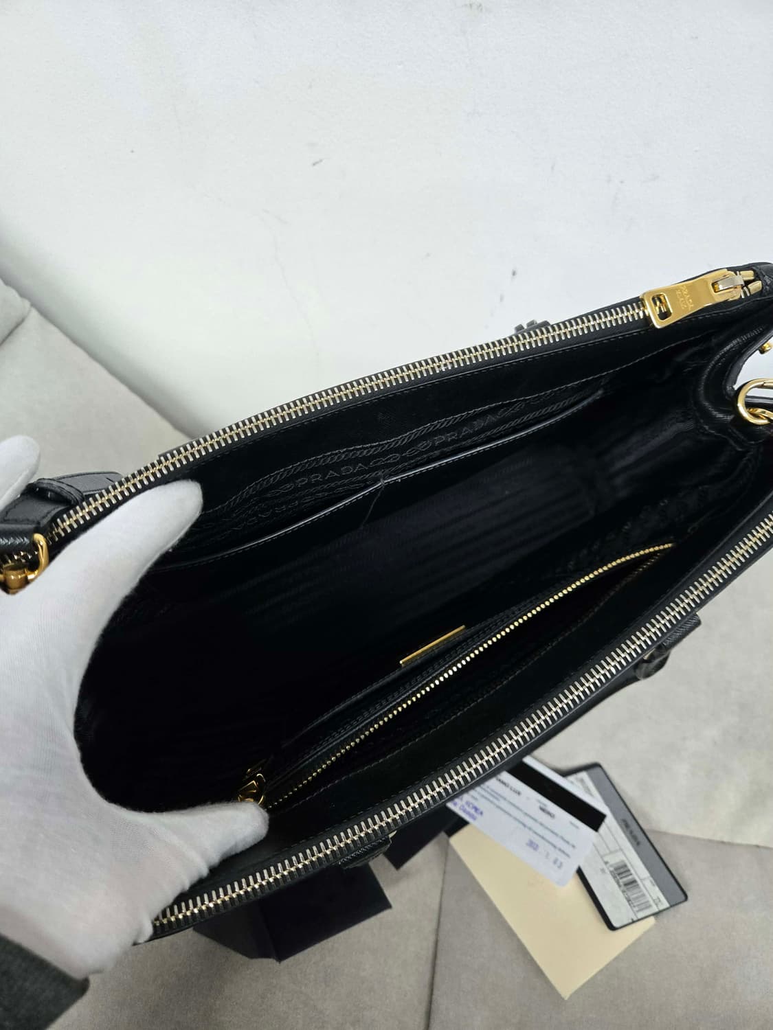 [보증서 정품] 프라다 사피아노 토트 숄더백 상품이미지6