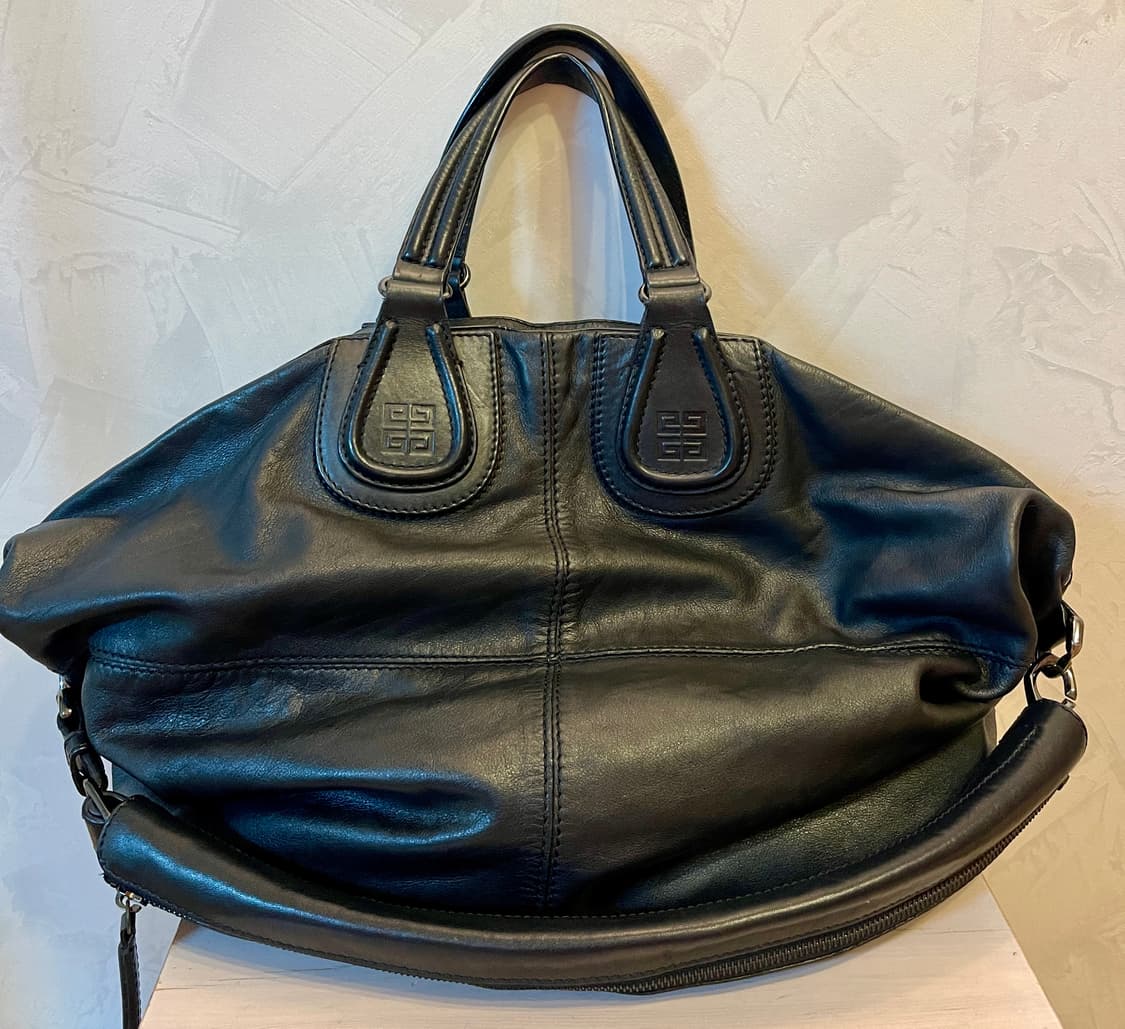 지방시 Givenchy나이팅게일 맥시 (XL) 블랙 카프스킨 숄더백 상품이미지2