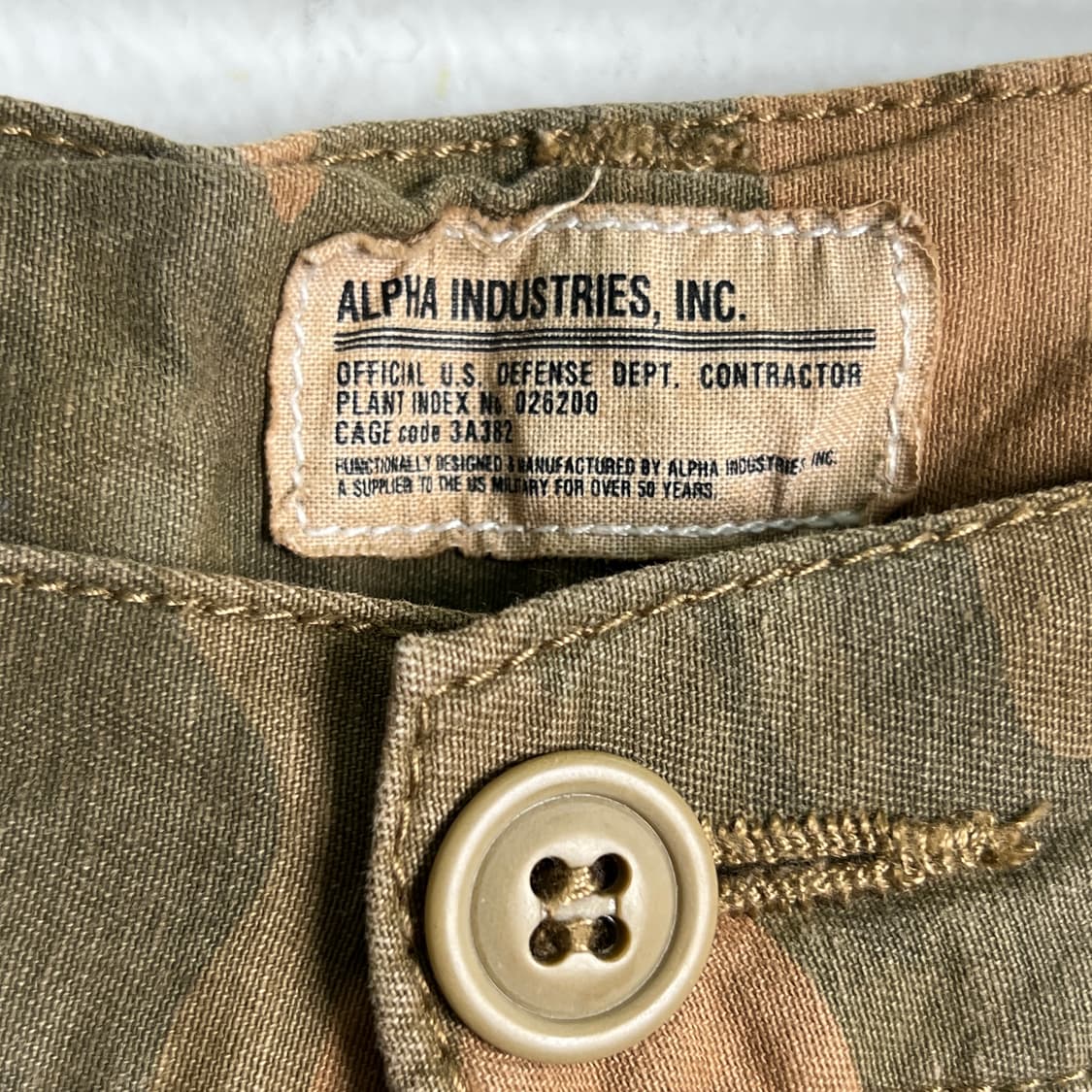 알파인더스트리 카모 카고 팬츠 L 상품이미지3