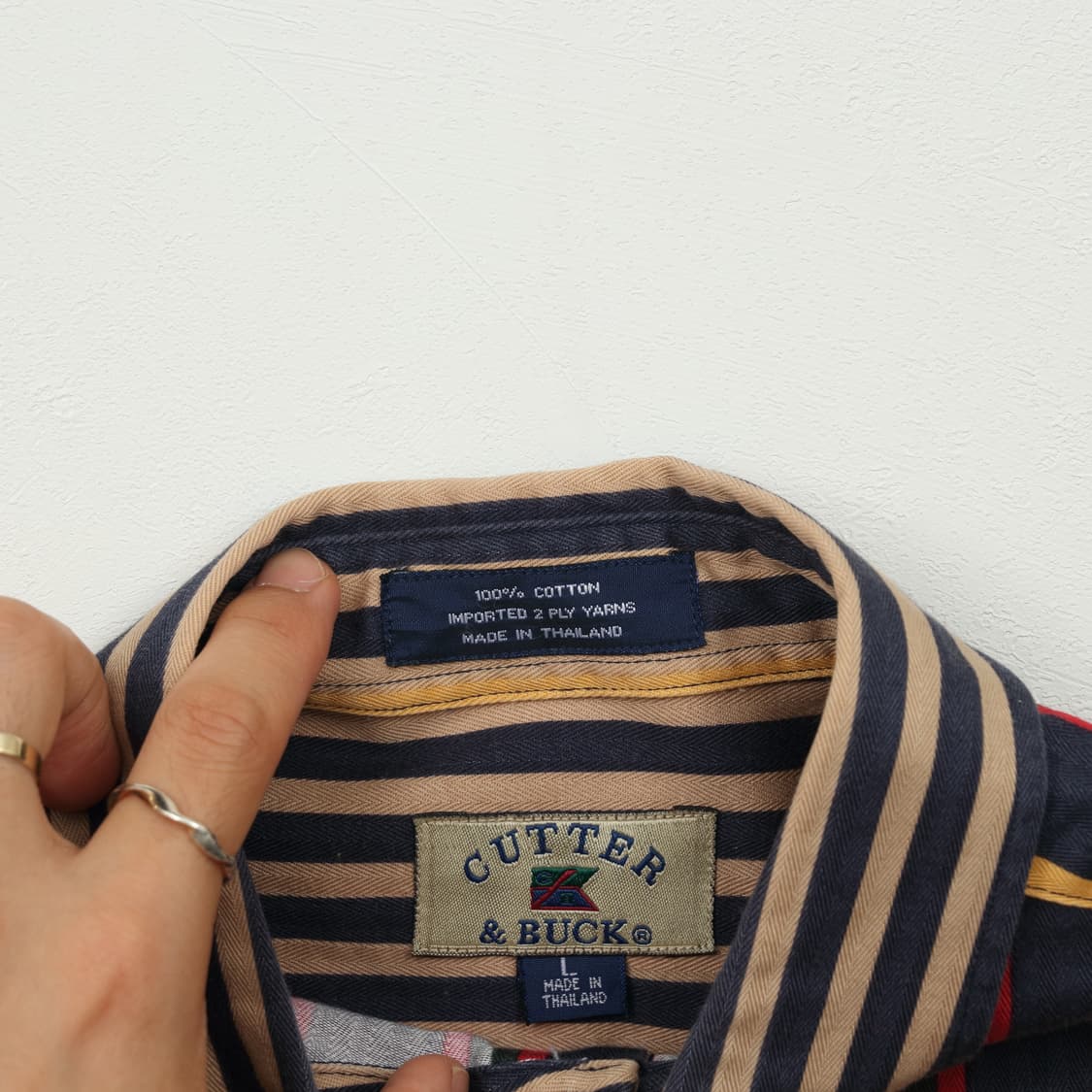 CUTTER & BUCK 웨스턴 셔츠 XL A722 상품이미지3