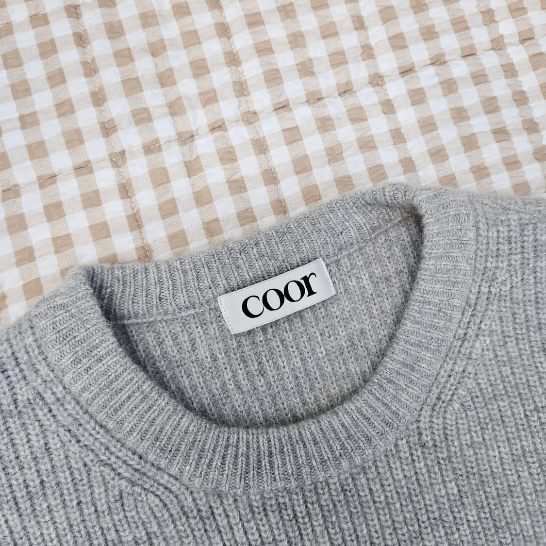 COOR 쿠어 울 캐시미어 니트 스웨터 남자100 상품이미지2