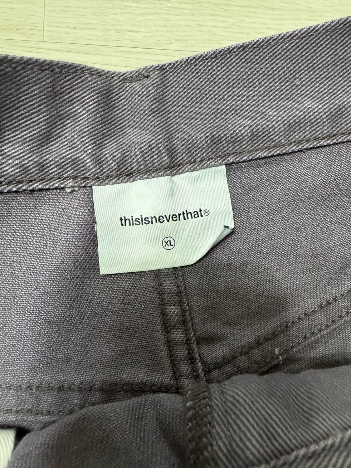 디스이즈네버댓 릴렉스드진 퍼플그레이 XL 상품이미지4