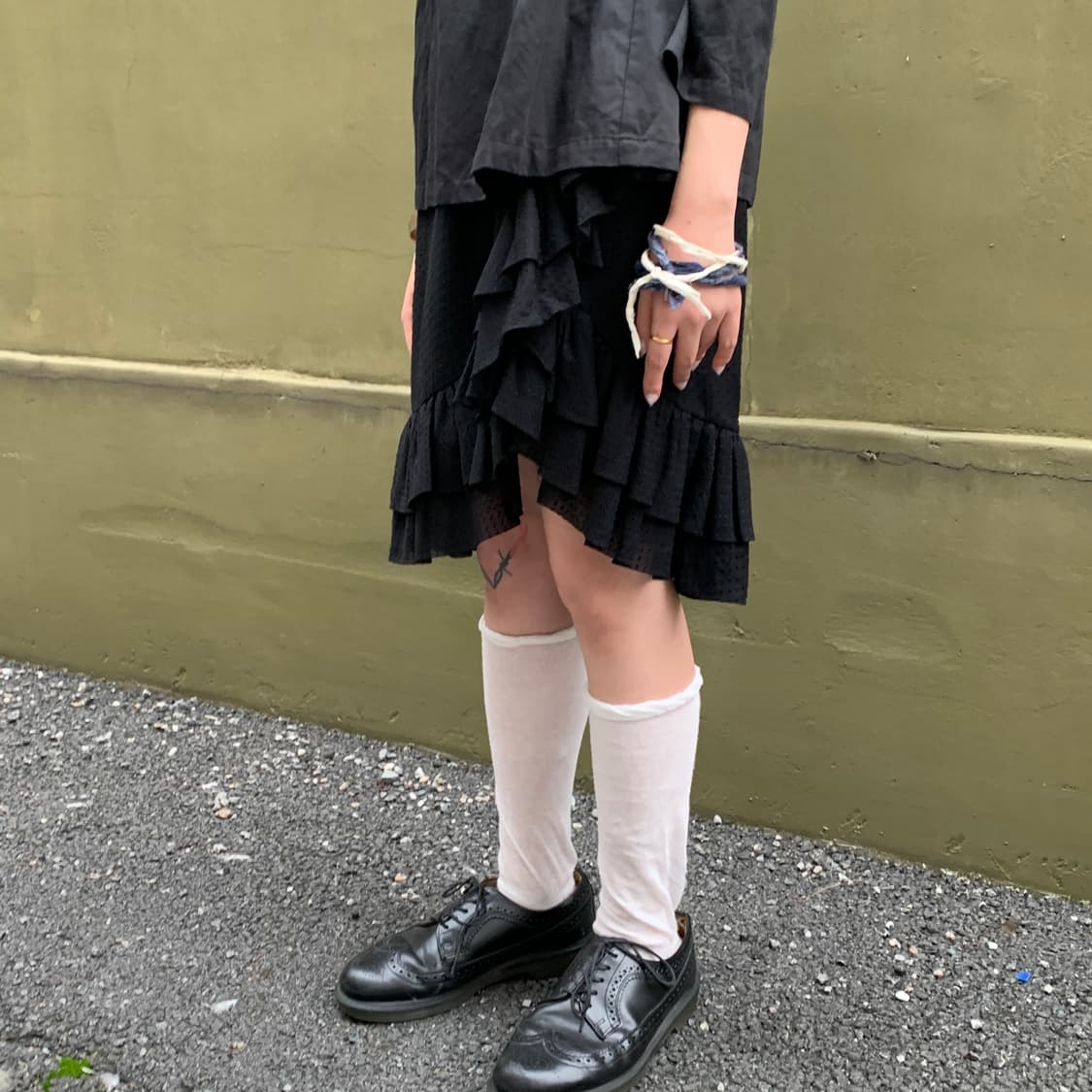 마크 바이 제이콥스 실크 러플 비대칭 스커트 상품이미지2