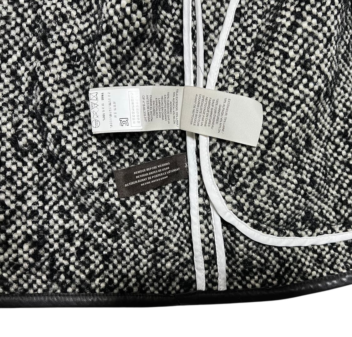 (최상)COACH 코치 트위드 코트 S/P 겨울코트 양가죽 상품이미지9