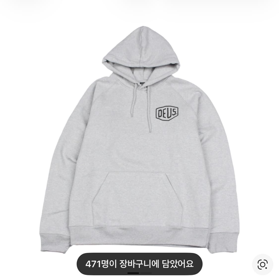 새상품) 데우스 엑스 마키나 서울 후드티 m 그레이 상품이미지2