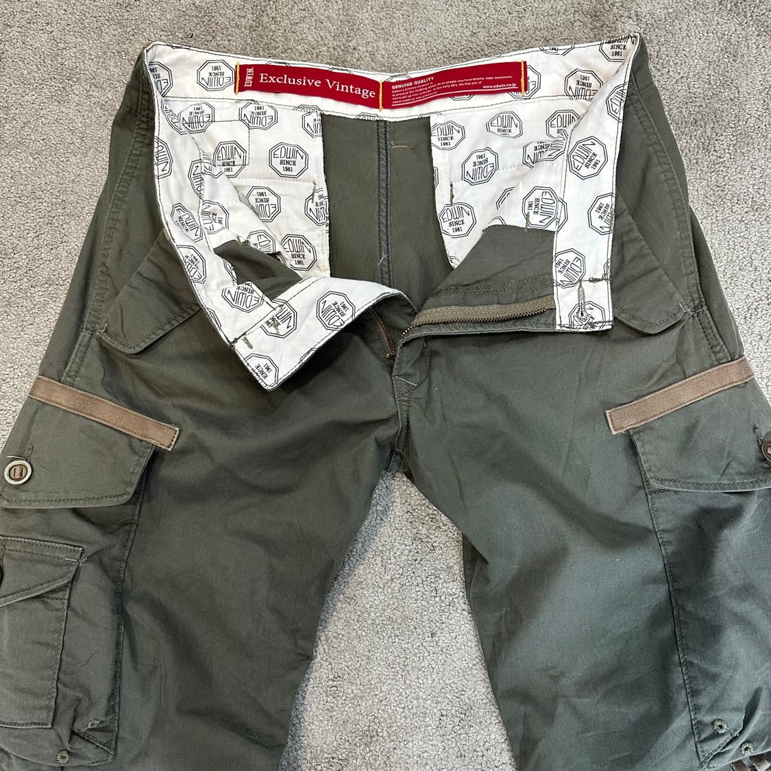 에드윈 익스클루시브 멀티 포켓 카고 팬츠(34) 상품이미지3