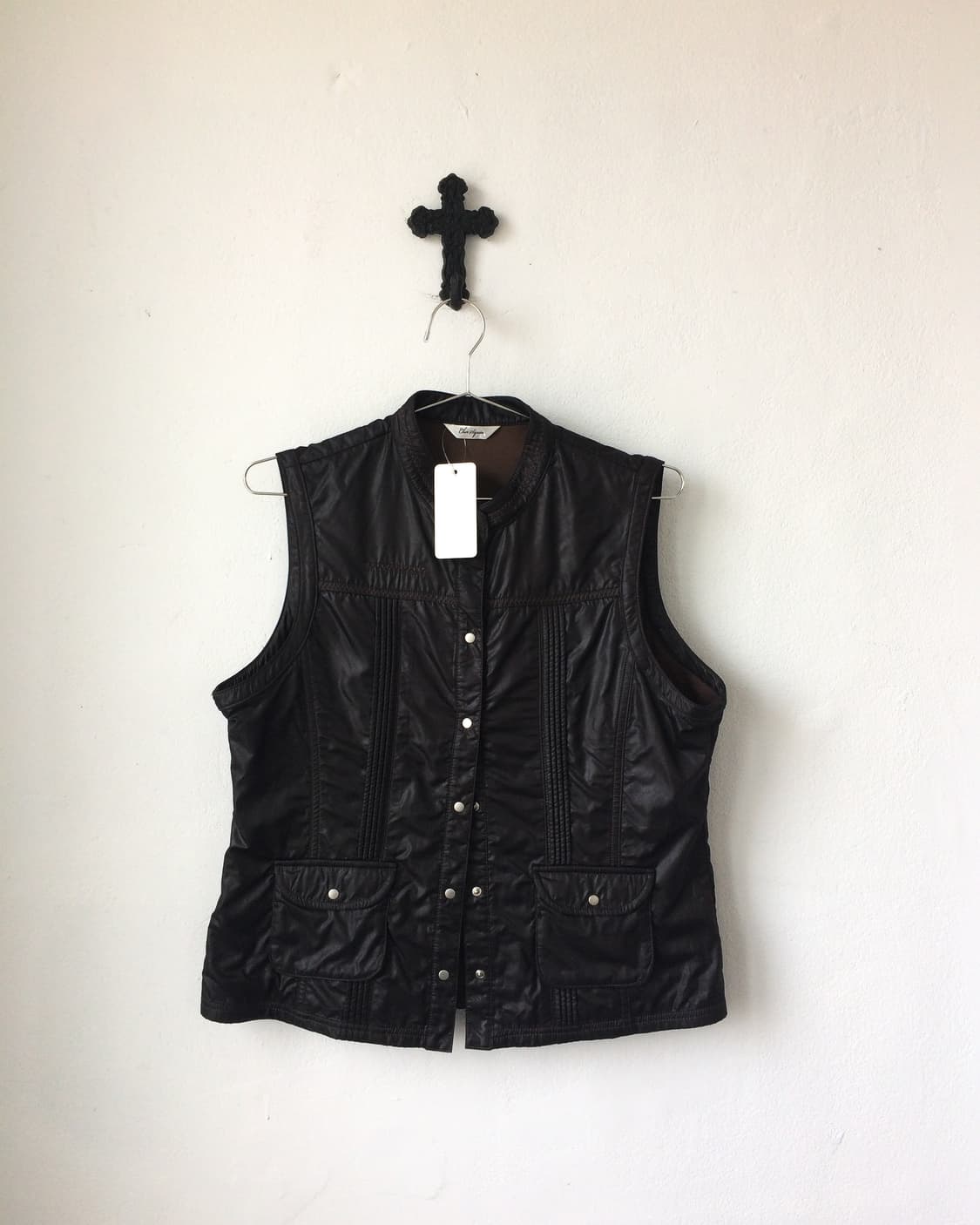 Line detail vest 상품이미지2