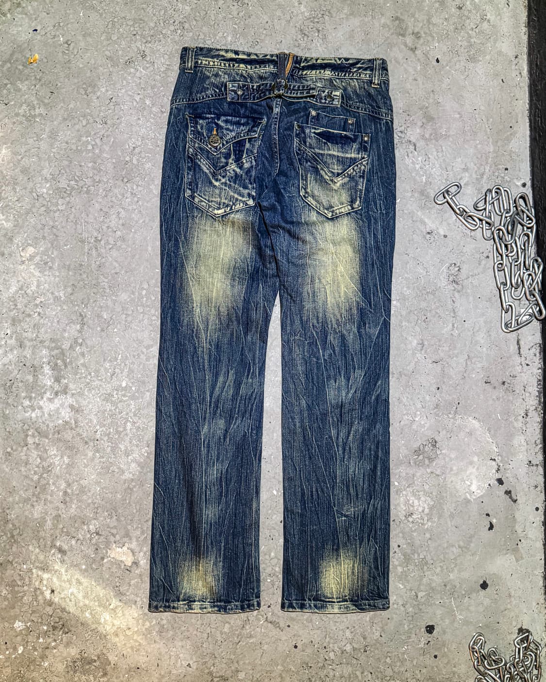 Blow By Blue – Vintage Zip Detail Straig 상품이미지7