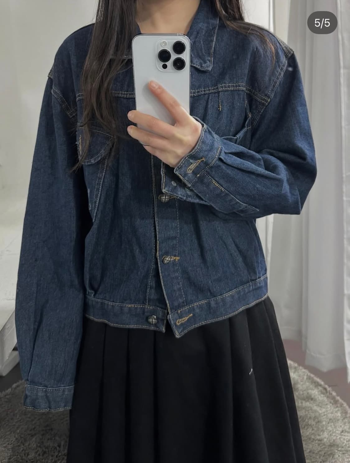 pocket detail denim jacket 상품이미지2