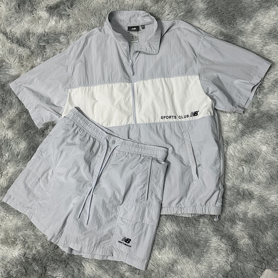 뉴발란스 반팔 우븐 세트 L 상품이미지1