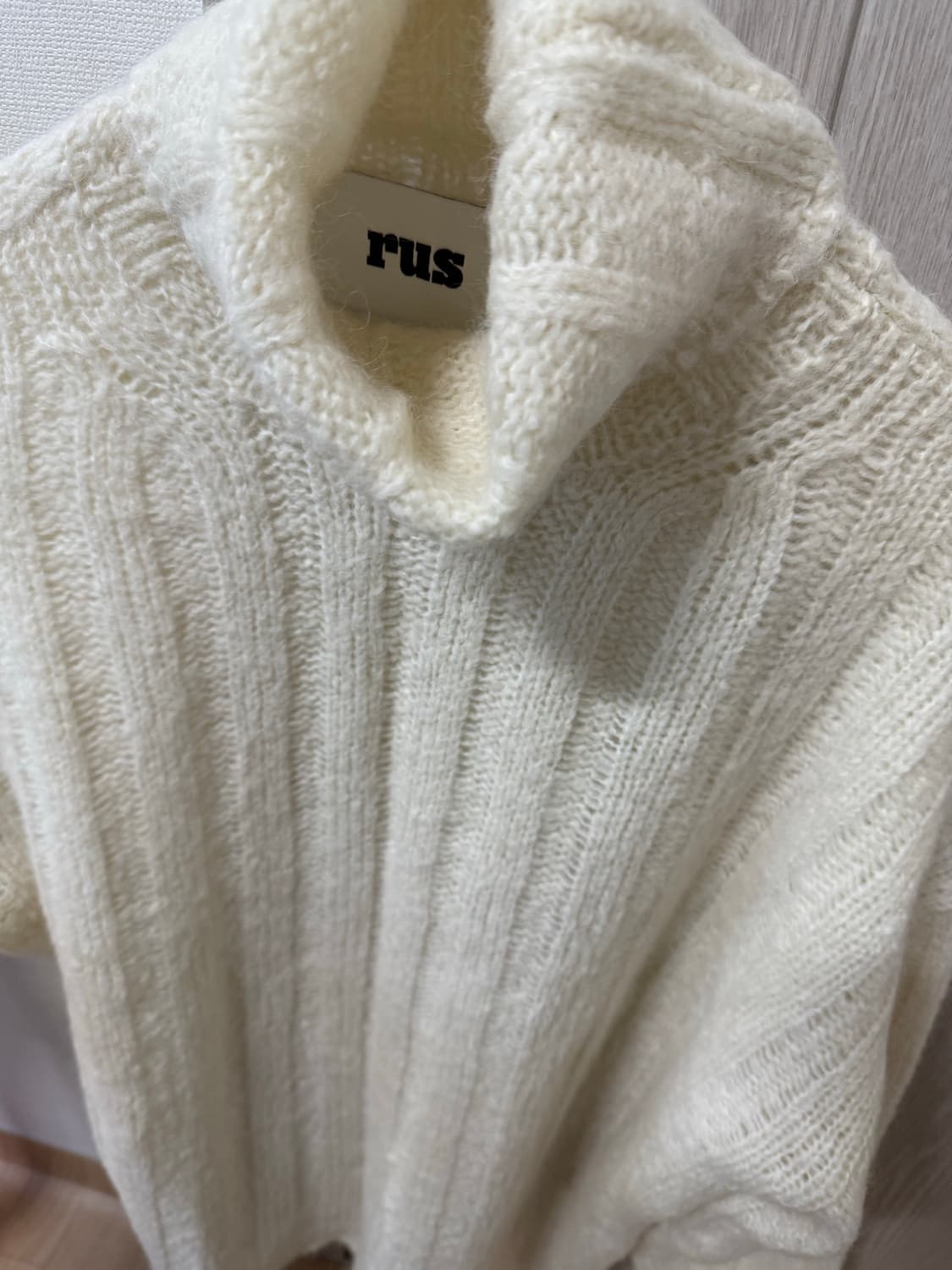 RUS 루스 후타고 알파카 니트 S 상품이미지2