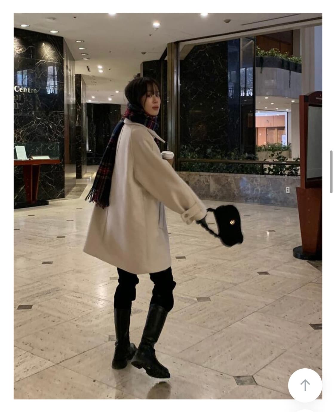 릿킴 하프코트 아이보리 상품이미지4