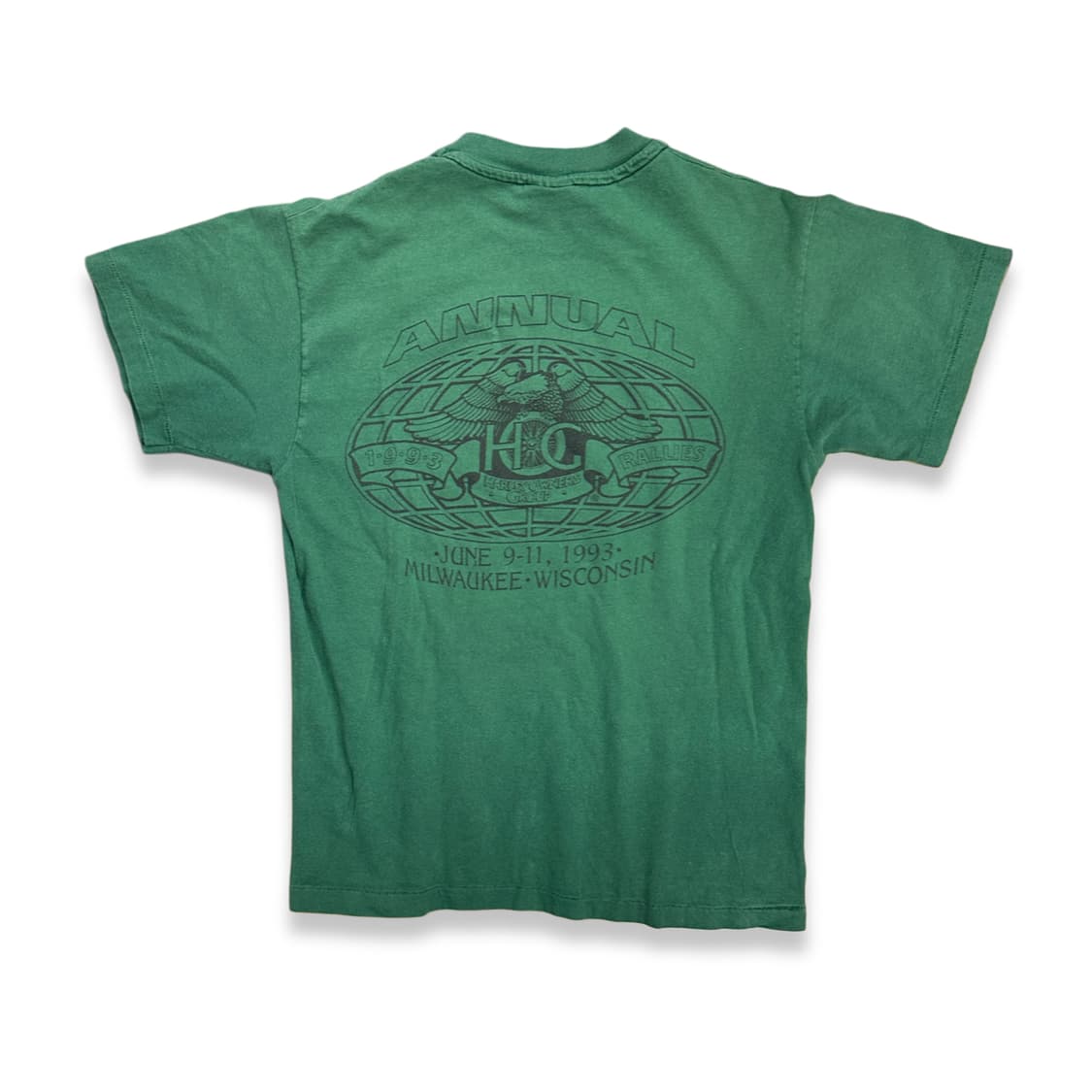 90s Harley-Davidson 오너스 그룹 티셔츠 M 상품이미지2