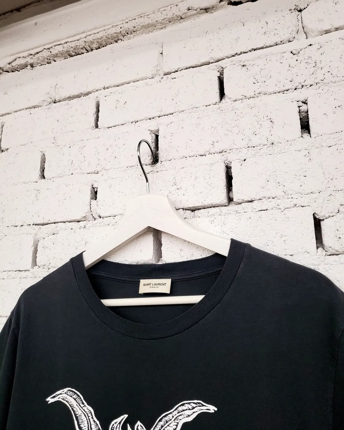 15SS 생로랑 YSL 로고 반팔 상품이미지4