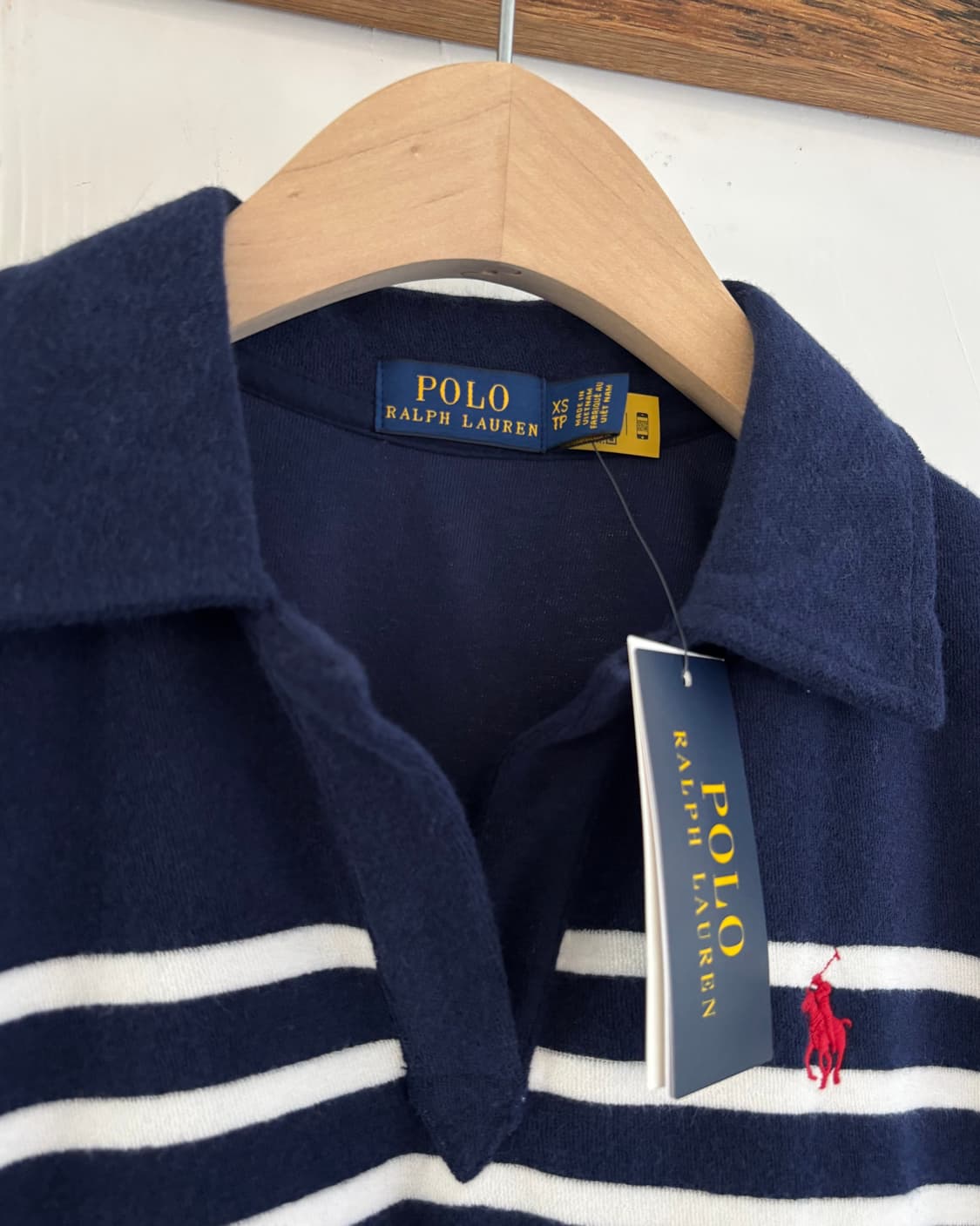 [새상품] Polo 폴로 랄프로렌 단가라 카라 니트 상품이미지3