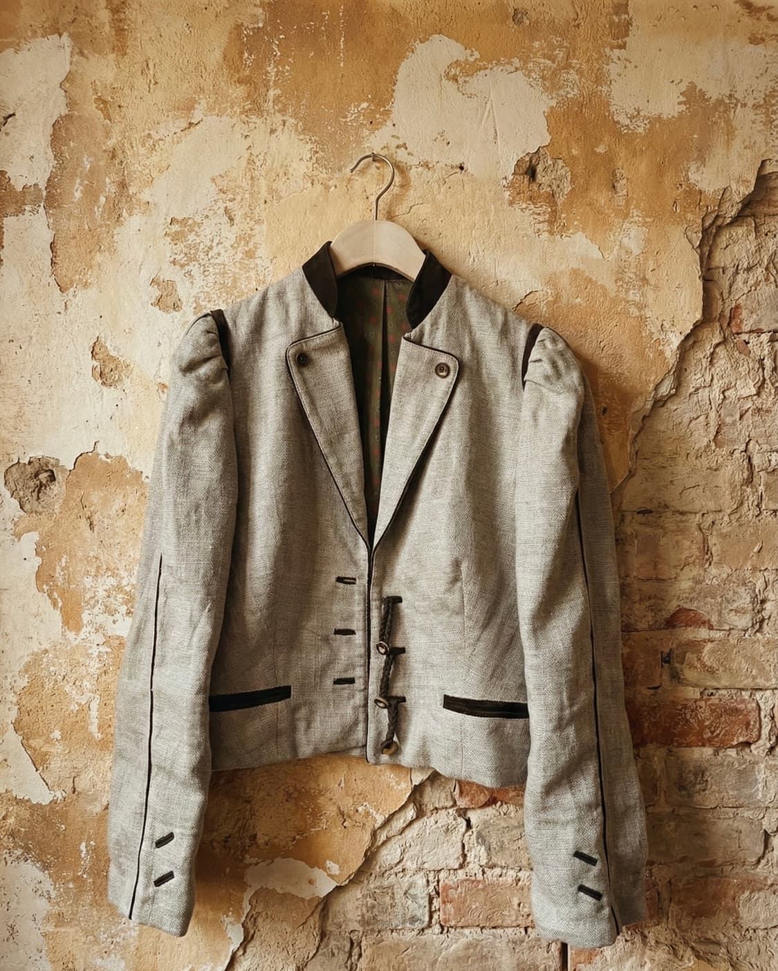 Erlmeier 레더트라흐트 린넨 자켓 상품이미지1