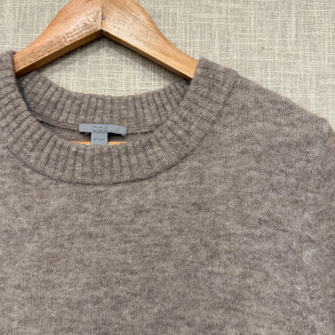 COS 코스 울알파카 혼방 라운드넥 니트 스웨터 S 드라이완료 상품이미지2