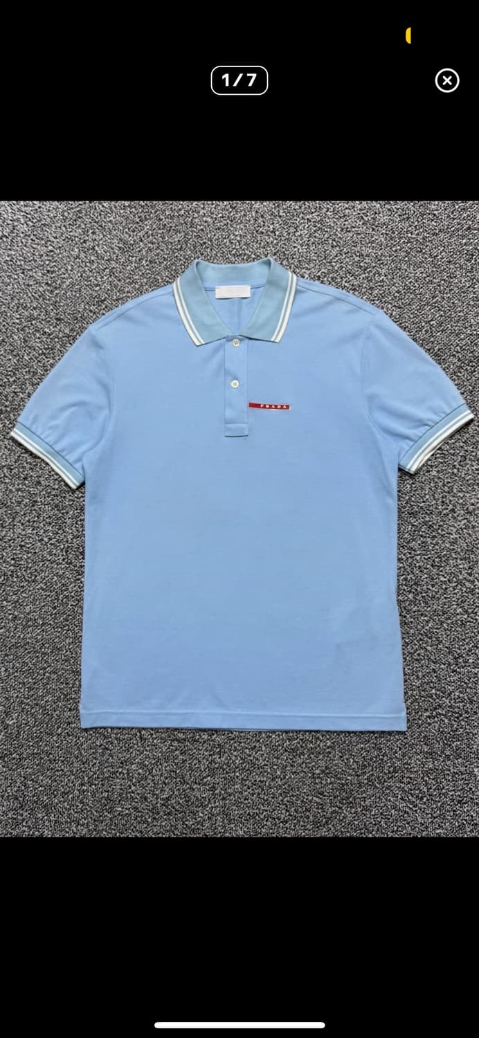 프라다 스포츠 pk 카라 반팔티 상품이미지1