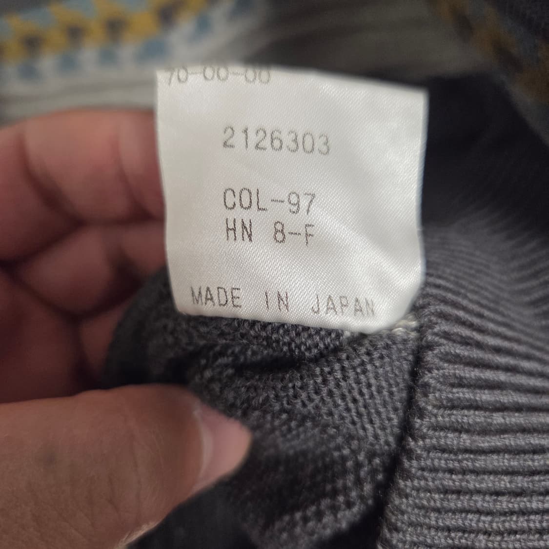 일본제 아놀드파마 울혼방 니트 L-XL(100-105) 상품이미지6