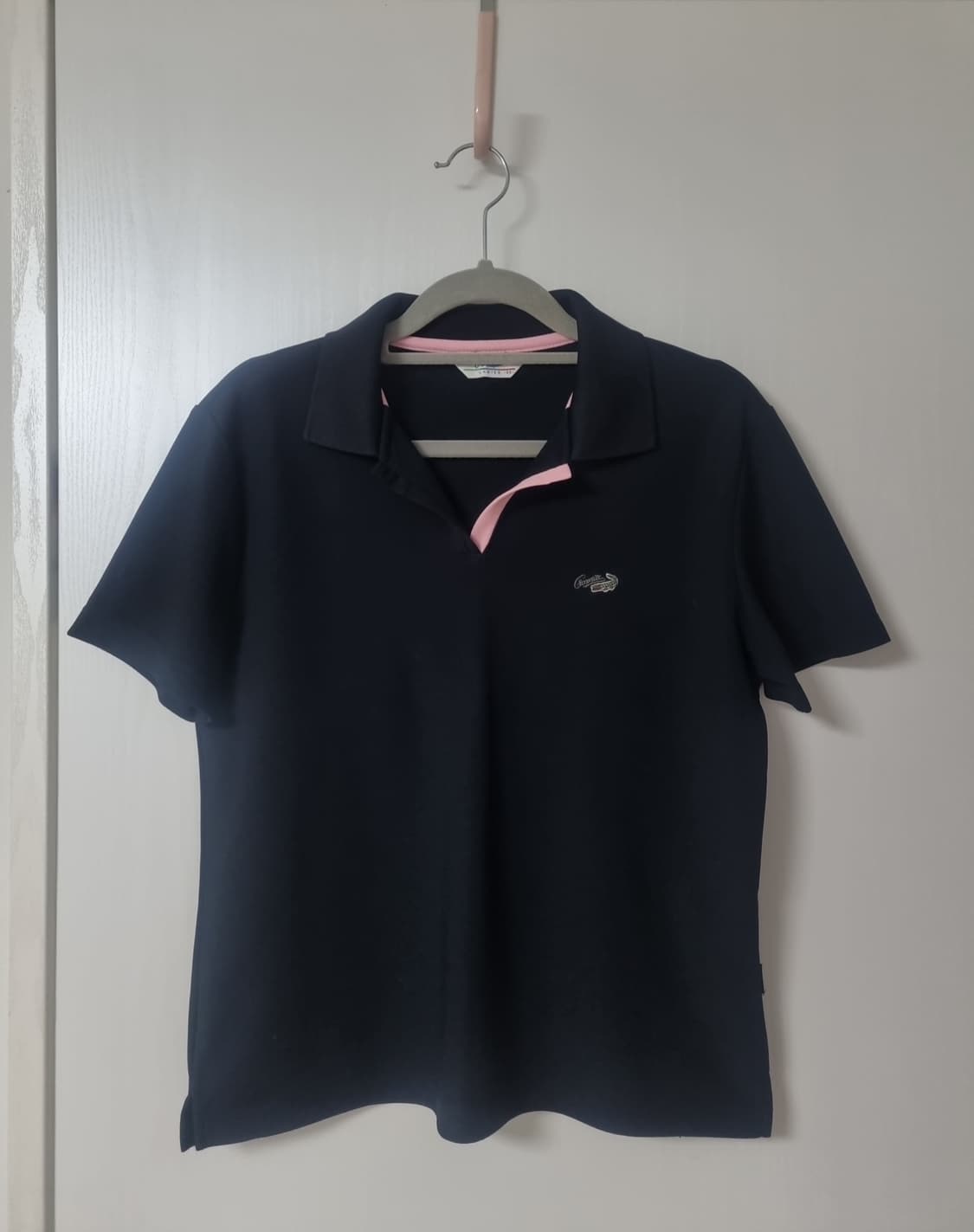 크로커다일 여성 블랙 반팔 카라티 95 상품이미지1