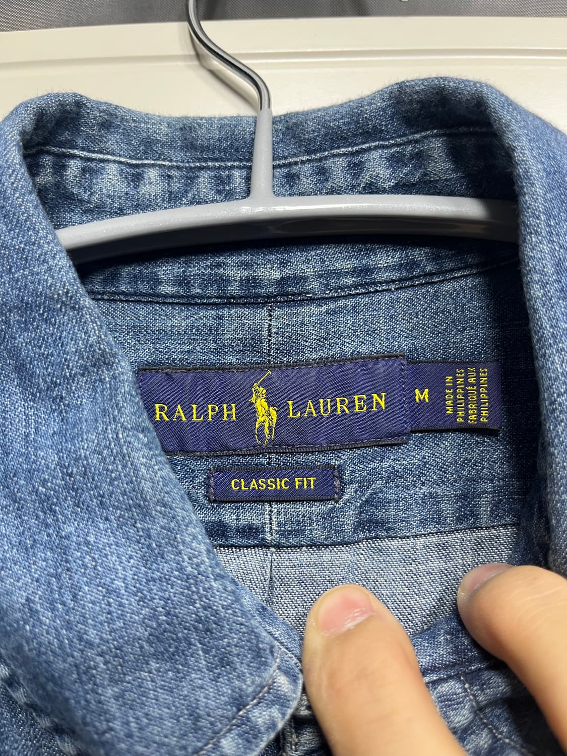 폴로 데님 셔츠 상품이미지2