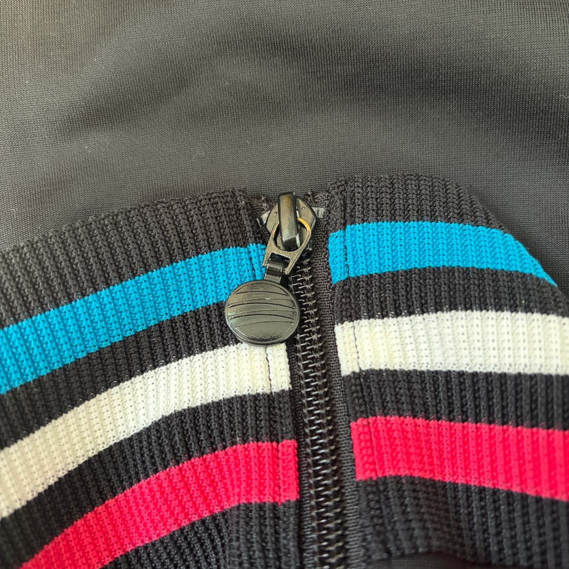 일본판)아디다스 핑크 블루 화이트 삼선 져지 상품이미지3