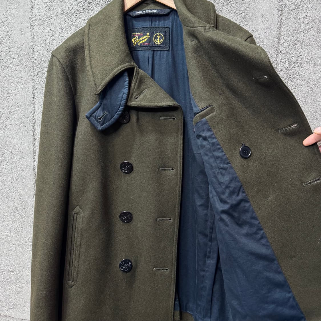 글로버올 리퍼 피코트 made in ENGLAND (L)   상품이미지4