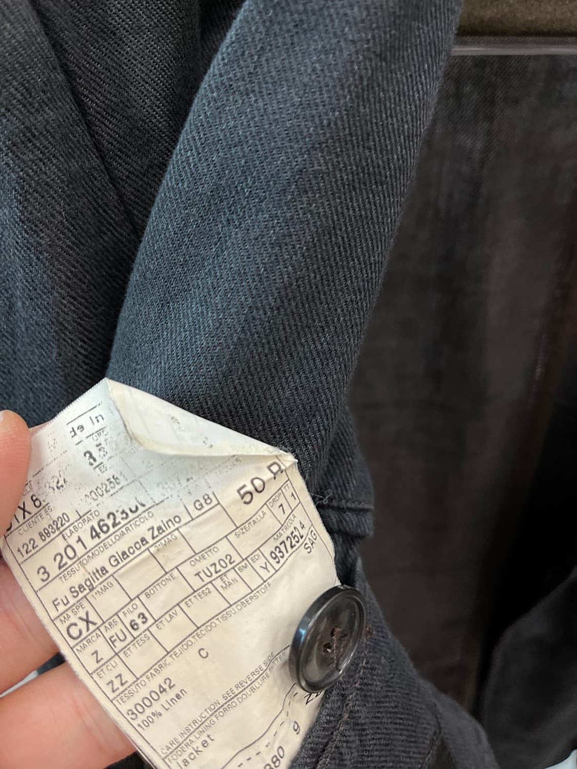 105) 시리즈 투톤 타탄 린넨자켓  상품이미지10