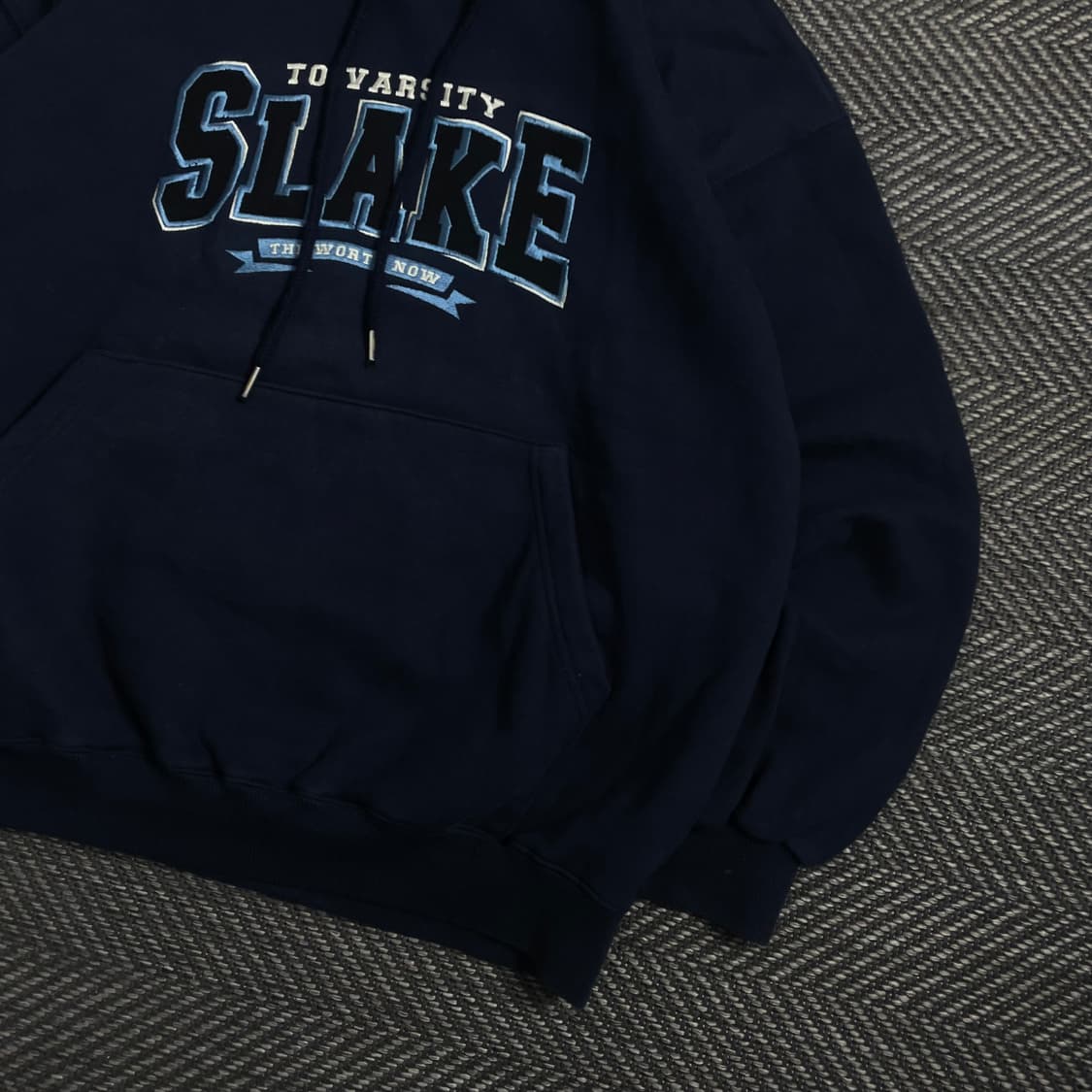 TWN 슬레이크 올드스쿨 네이비 후드 티셔츠y 3949 상품이미지3