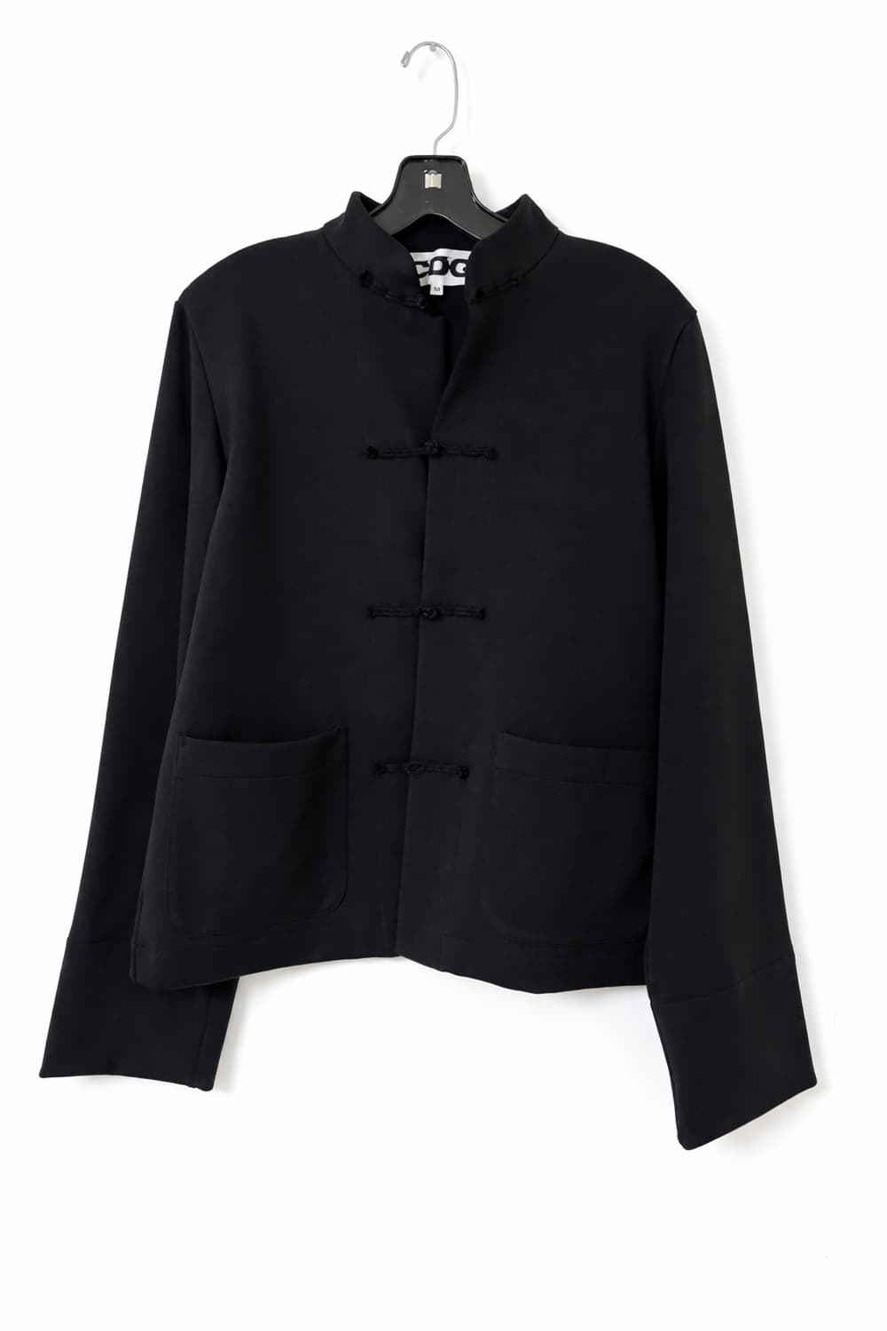 CDG 차이나 자켓 폴리에스터 저지 블랙 상품이미지1