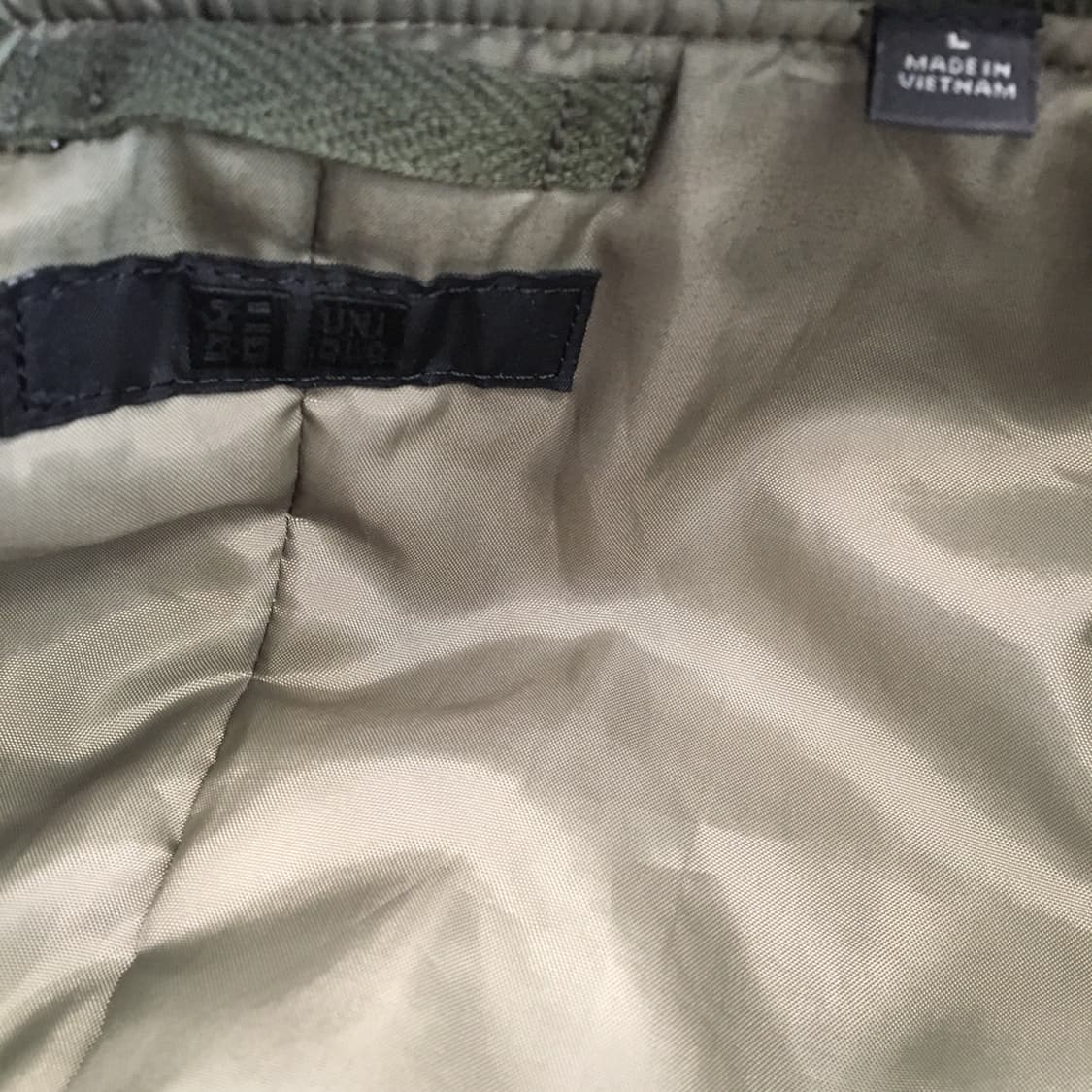 유니클로 MA-1 블루종점퍼 L 상품이미지5