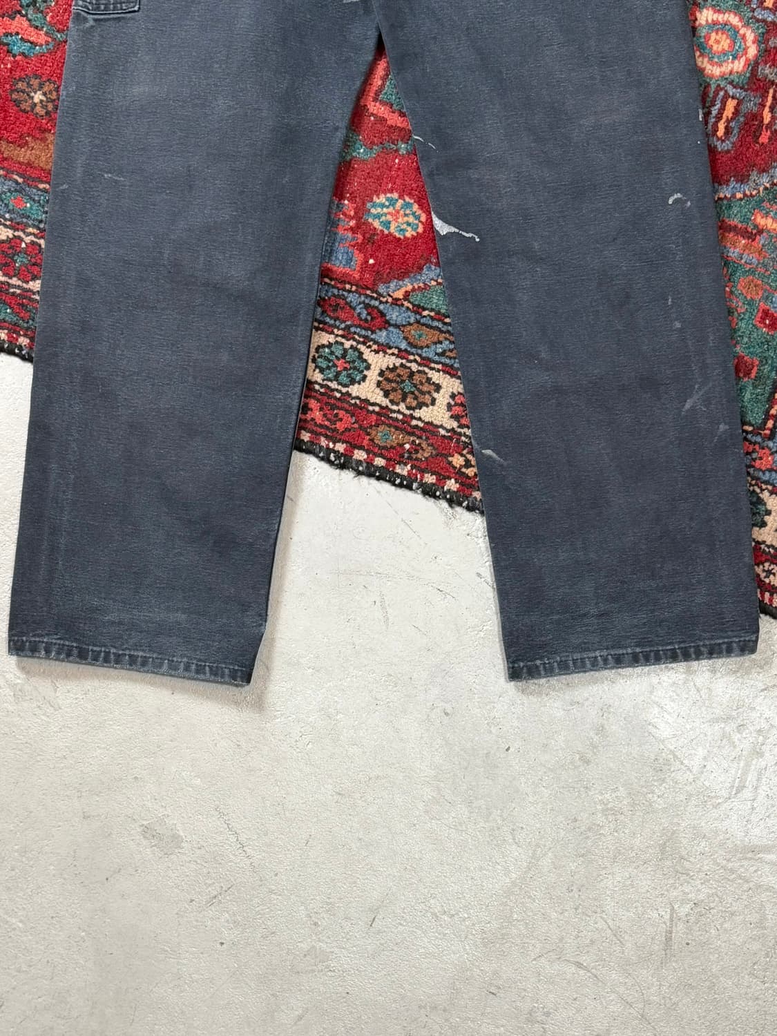 OG 칼하트 B136 더블니 팬츠 칼하트 썩블니 블랙 상품이미지8