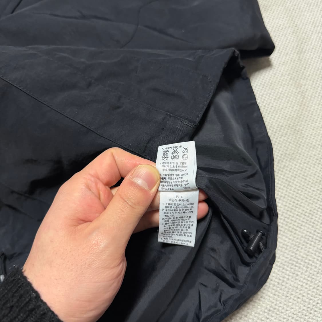 노스페이스 나일론 바람막이 자켓 상품이미지4