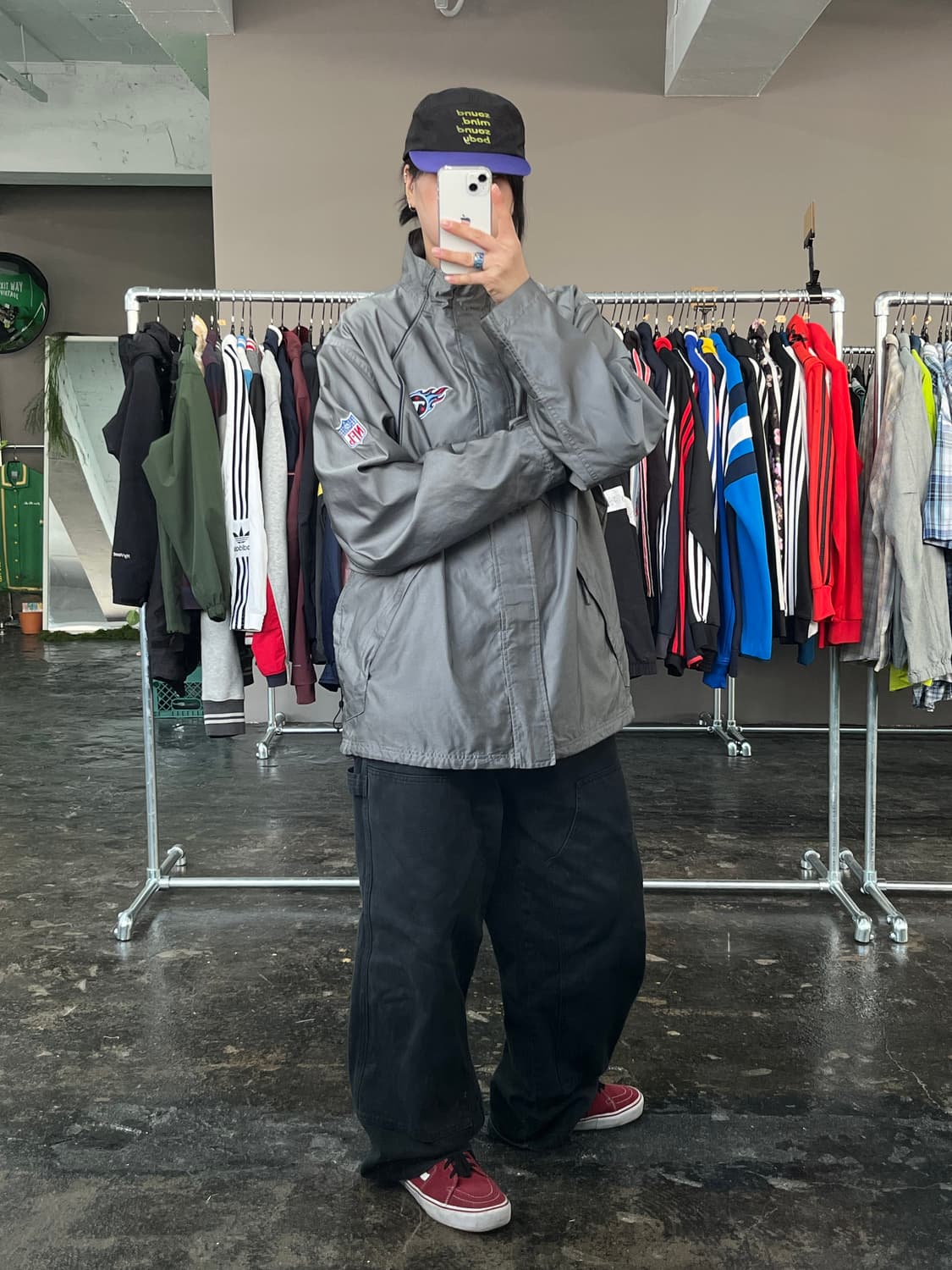 NFLxReebok 바람막이 자켓 상품이미지1