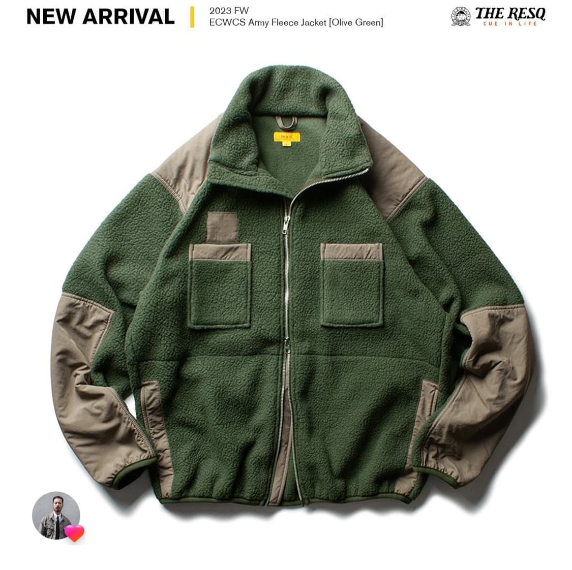 [구매 XL] 더레스큐 THE RESQ ECWCS 플리스 자켓 올리브 상품이미지1