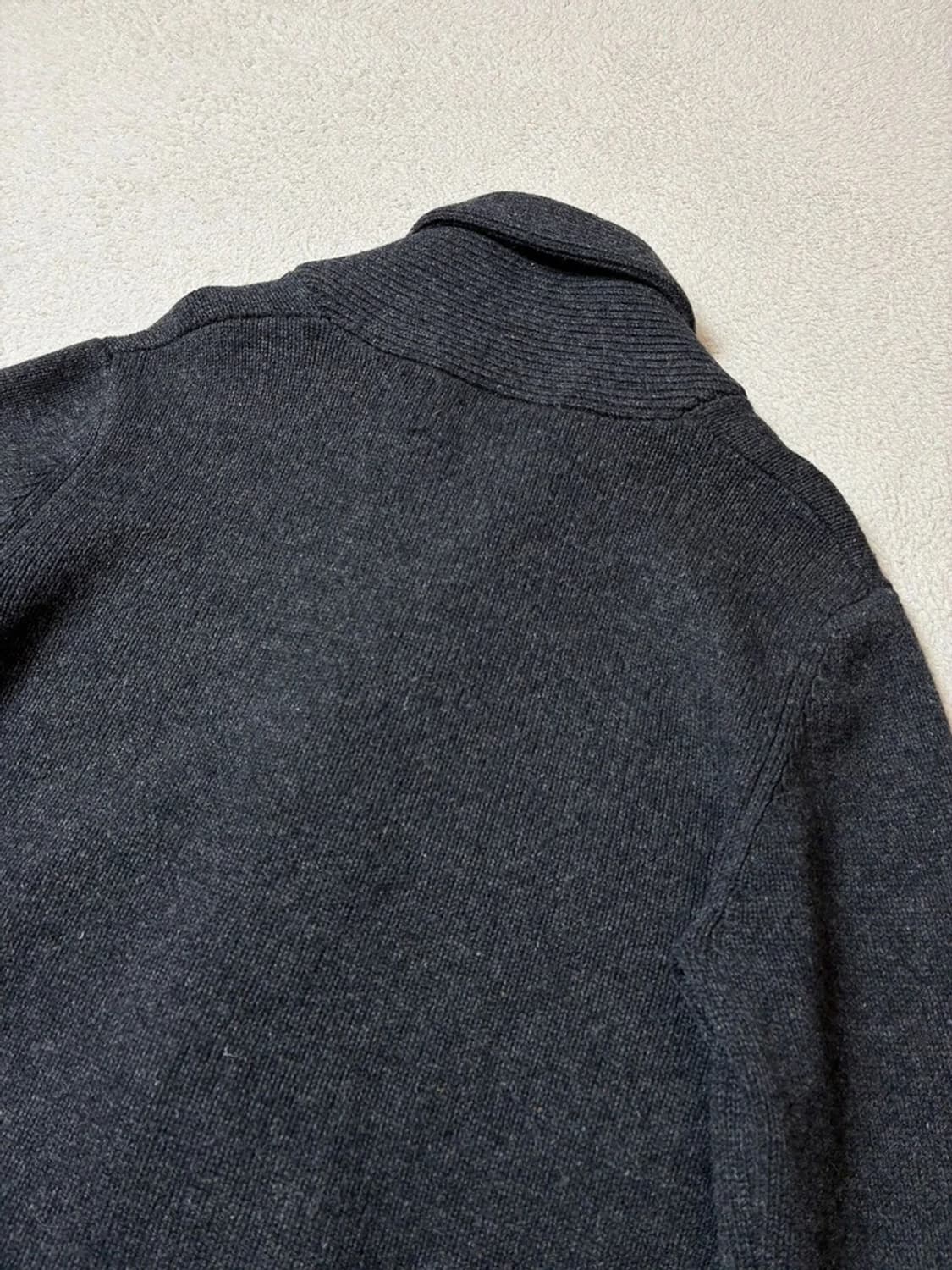 프레드페리 램스울 숄카라 니트 가디건 PN7873 상품이미지5