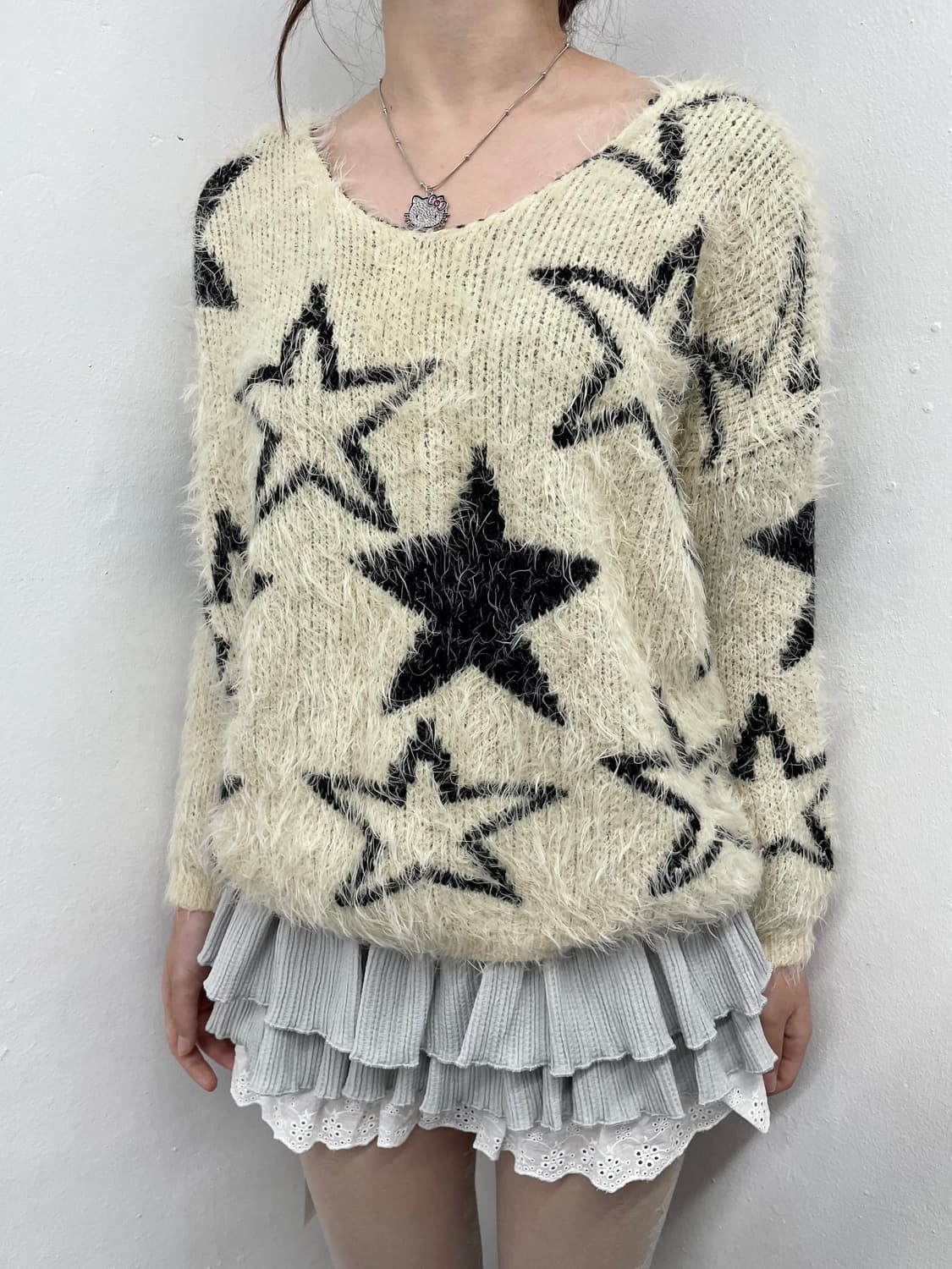 y2k 스타 니트 상품이미지2